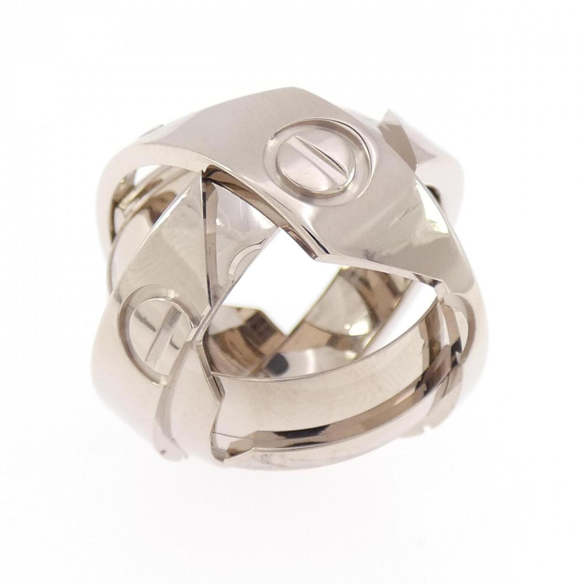 Cartier White Gold White Gold (18K) Band Ring (Pre-Owned)