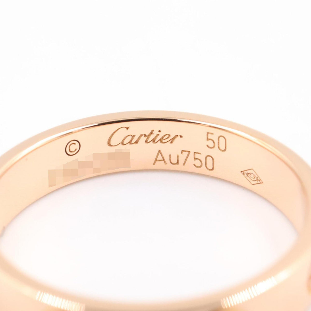 Cartier Gold Pink Gold (18K) Band Ring (Pre-Owned)