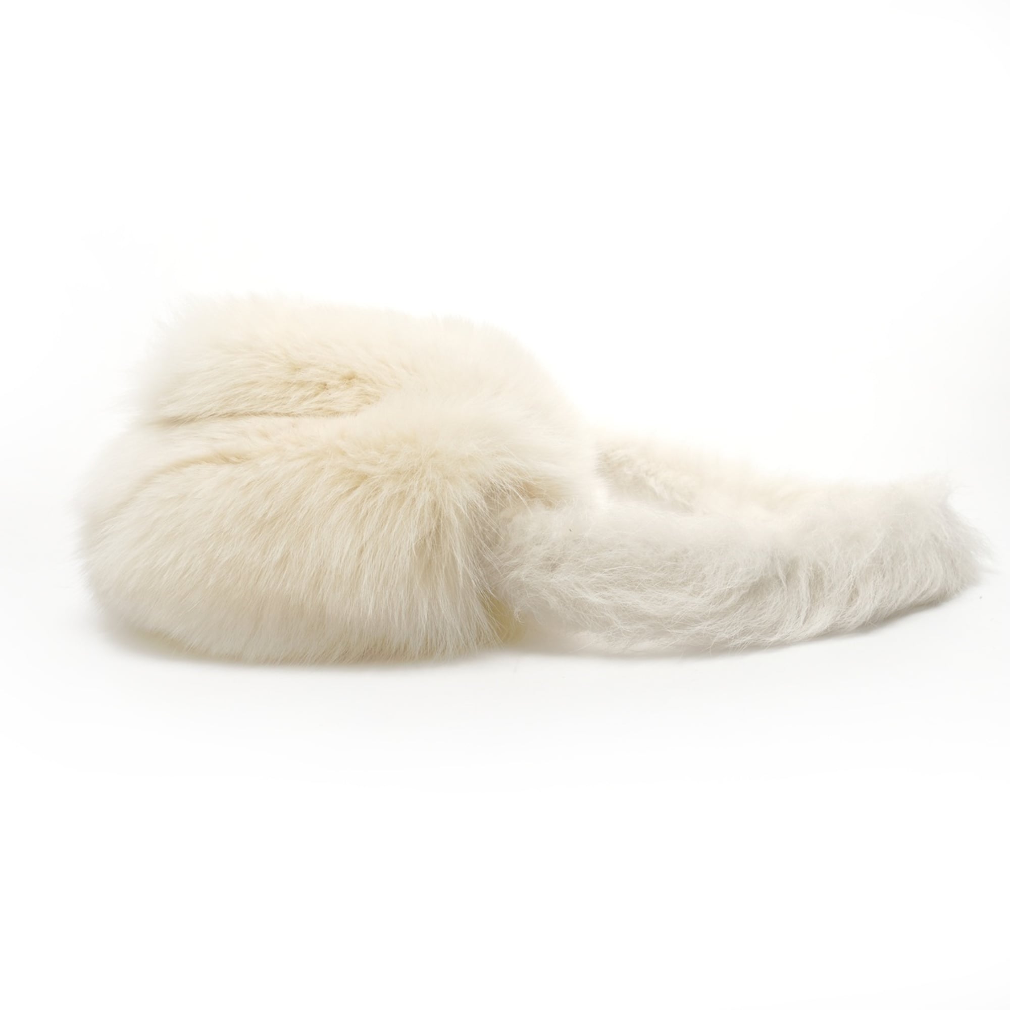 Fendi Ivory Fur Shoulder Bag (Pre-Owned)