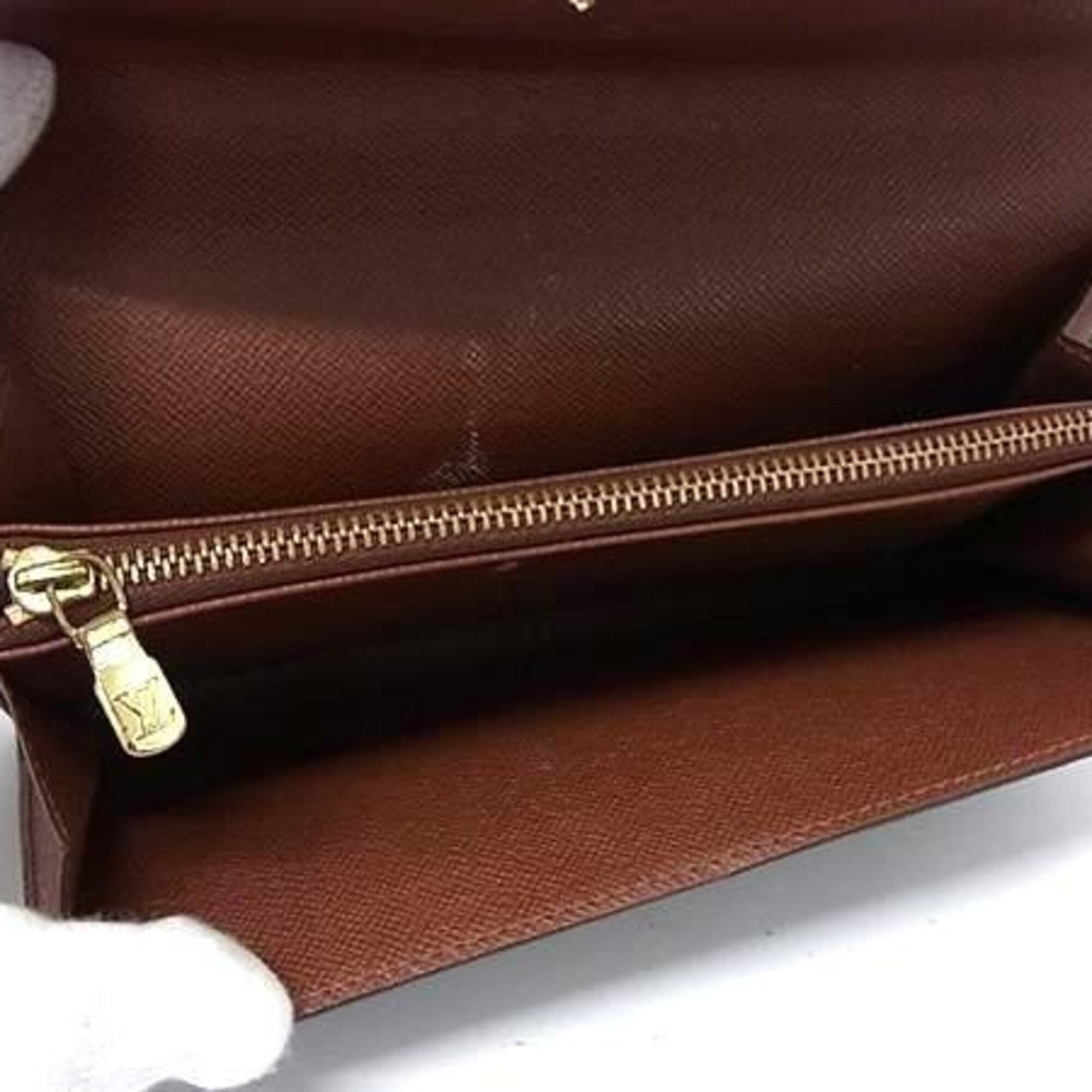 Louis Vuitton Brown Monogram Monogram Long Wallet (Bi-Fold) (Pre-Owned)