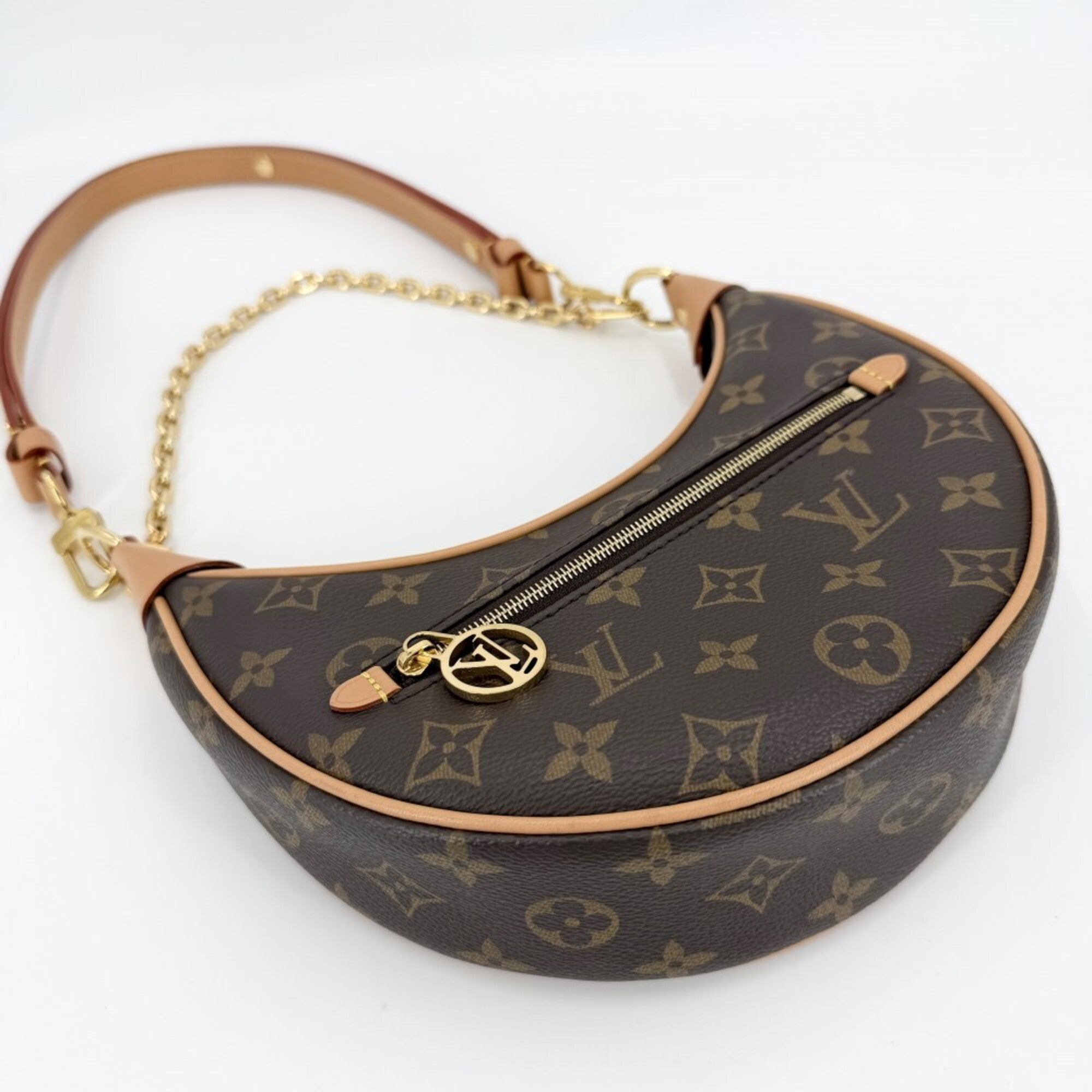 Louis Vuitton Brown Monogram Handbag Shoulder Bag (Pre-Owned)