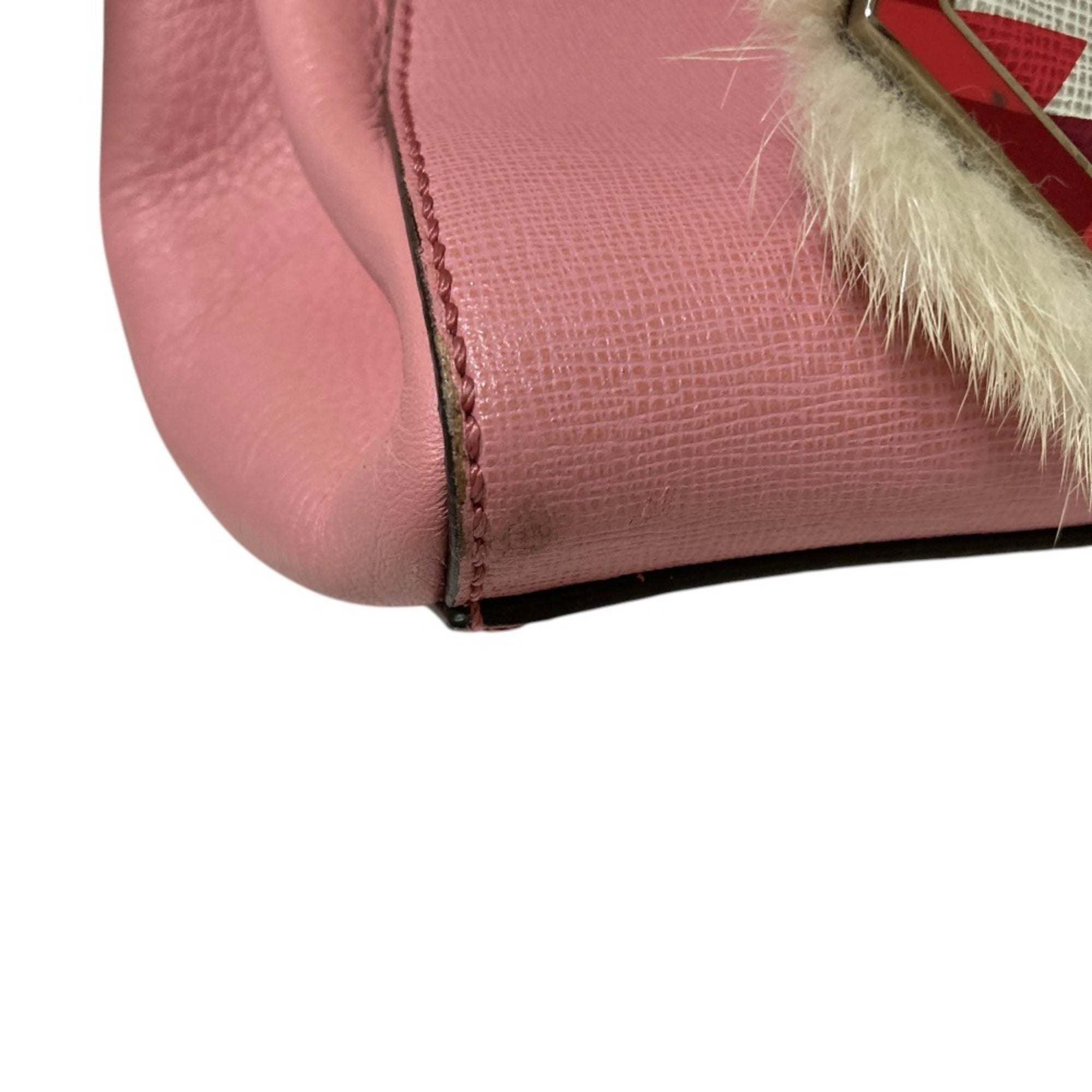 Fendi Pink Leather Handbag (Pre-Owned)