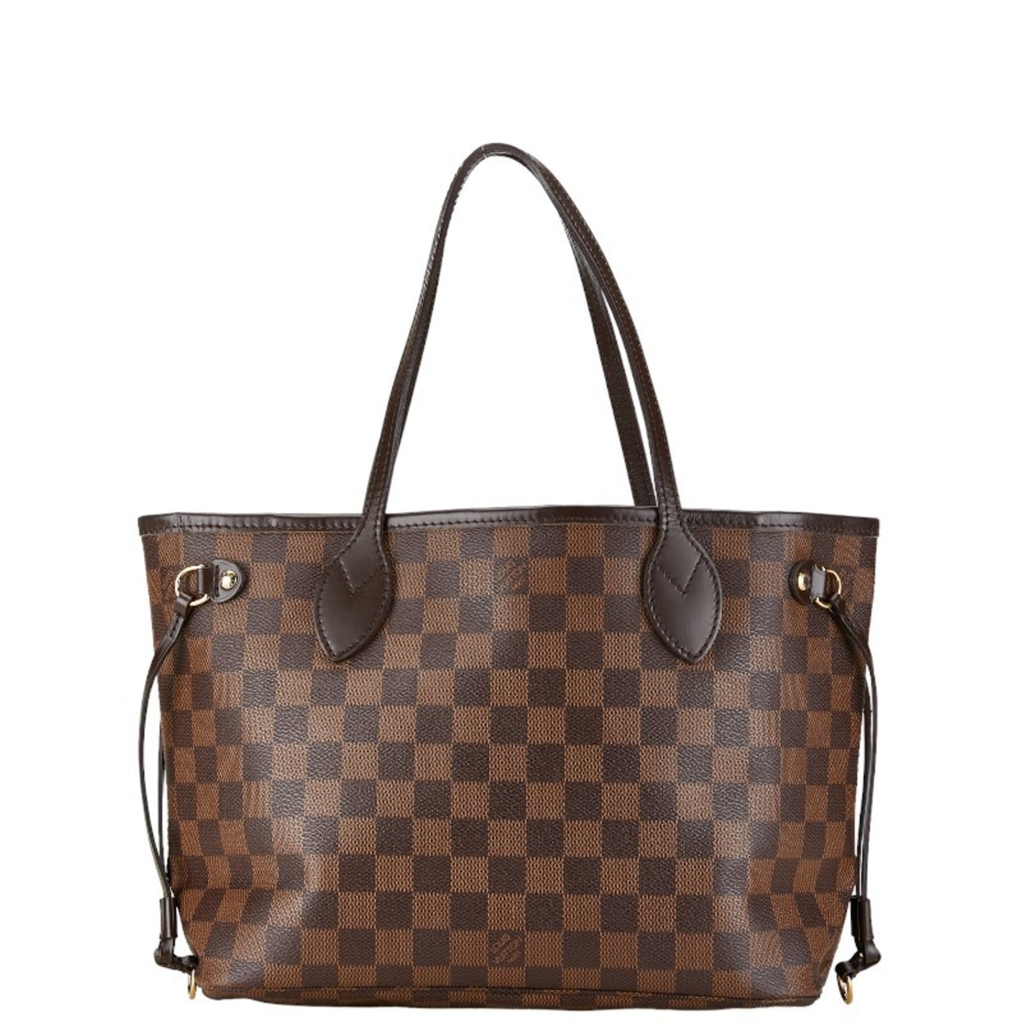 Louis Vuitton Brown Pvc Leather Handbag Pochette Pouch Tote Bag (Pre-Owned)