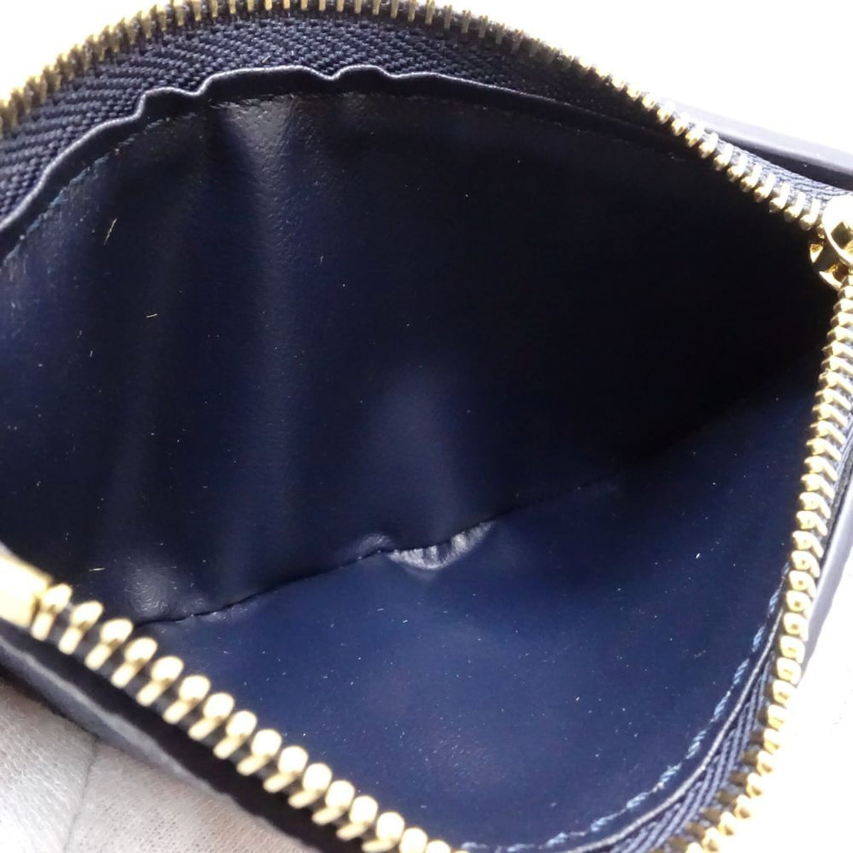 Louis Vuitton Monogram Empreinte Navy Monogram Empreinte Wallet (Tri-Fold) (Pre-Owned)