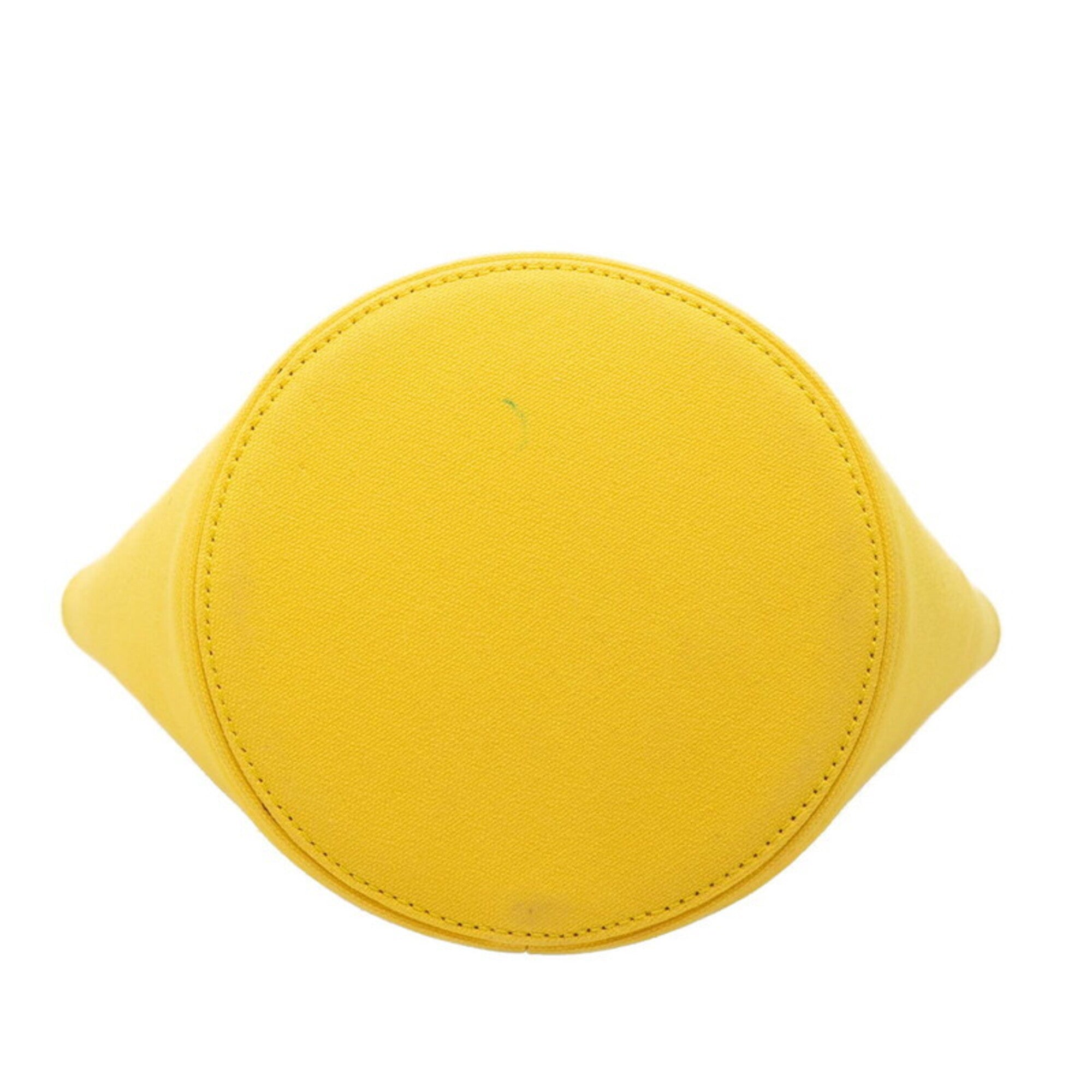 Balenciaga Yellow Canvas Handbag Shoulder Bag (Pre-Owned)