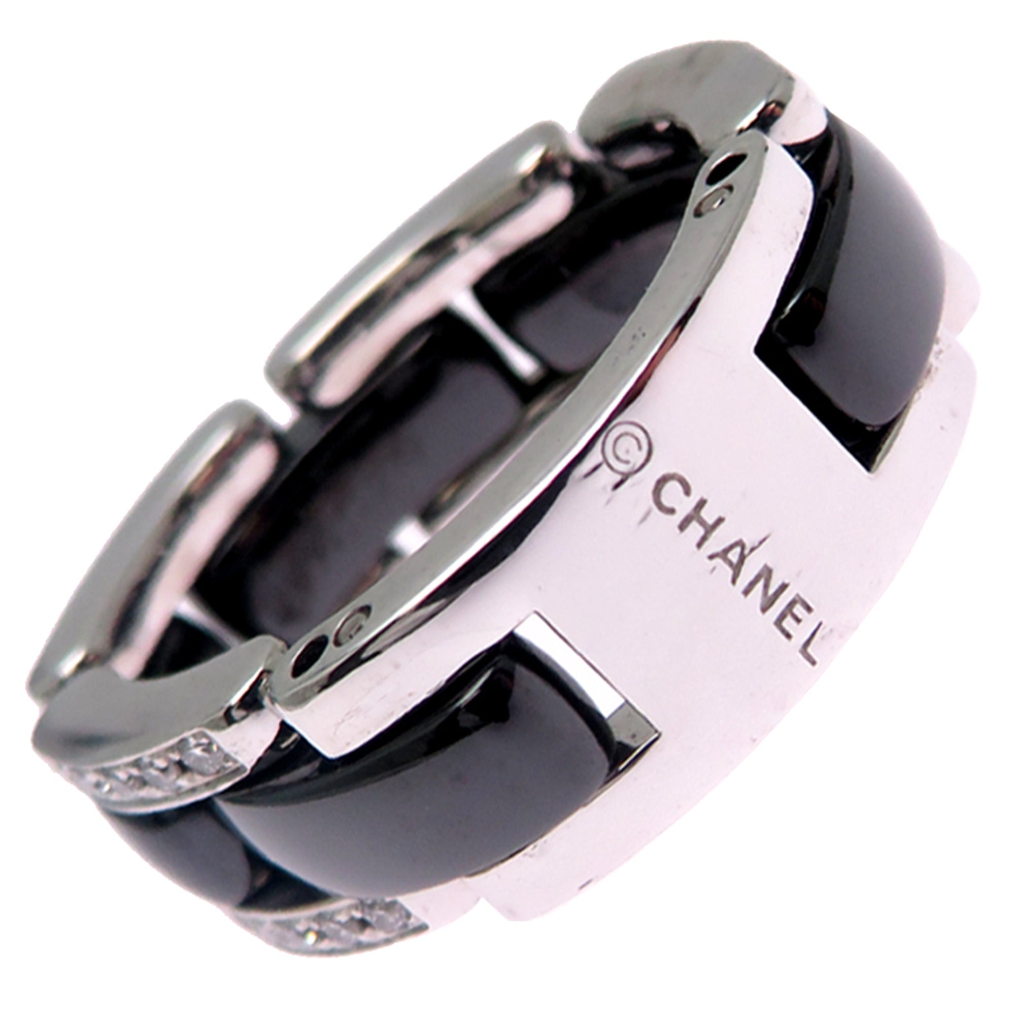 Chanel White Gold (18K) Band Ring (Pre-Owned)