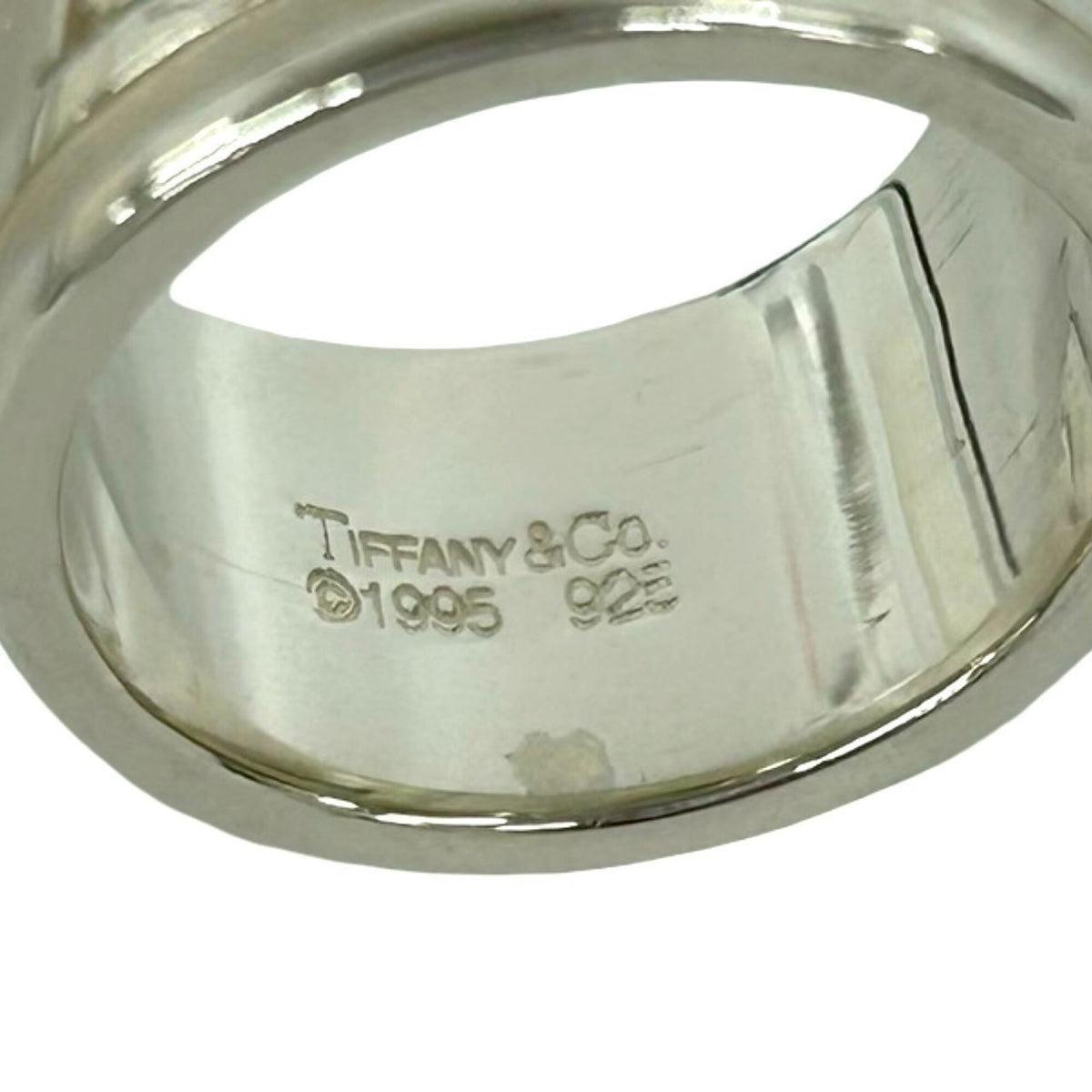 Tiffany Silver Silver 925 Band Ring (Pre-Owned)