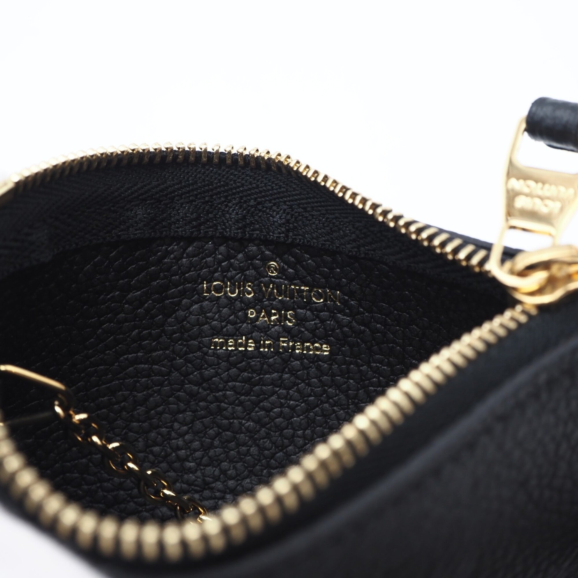 Louis Vuitton Monogram Empreinte Black Noir Leather Coin Purse/Coin Case (Pre-Owned)