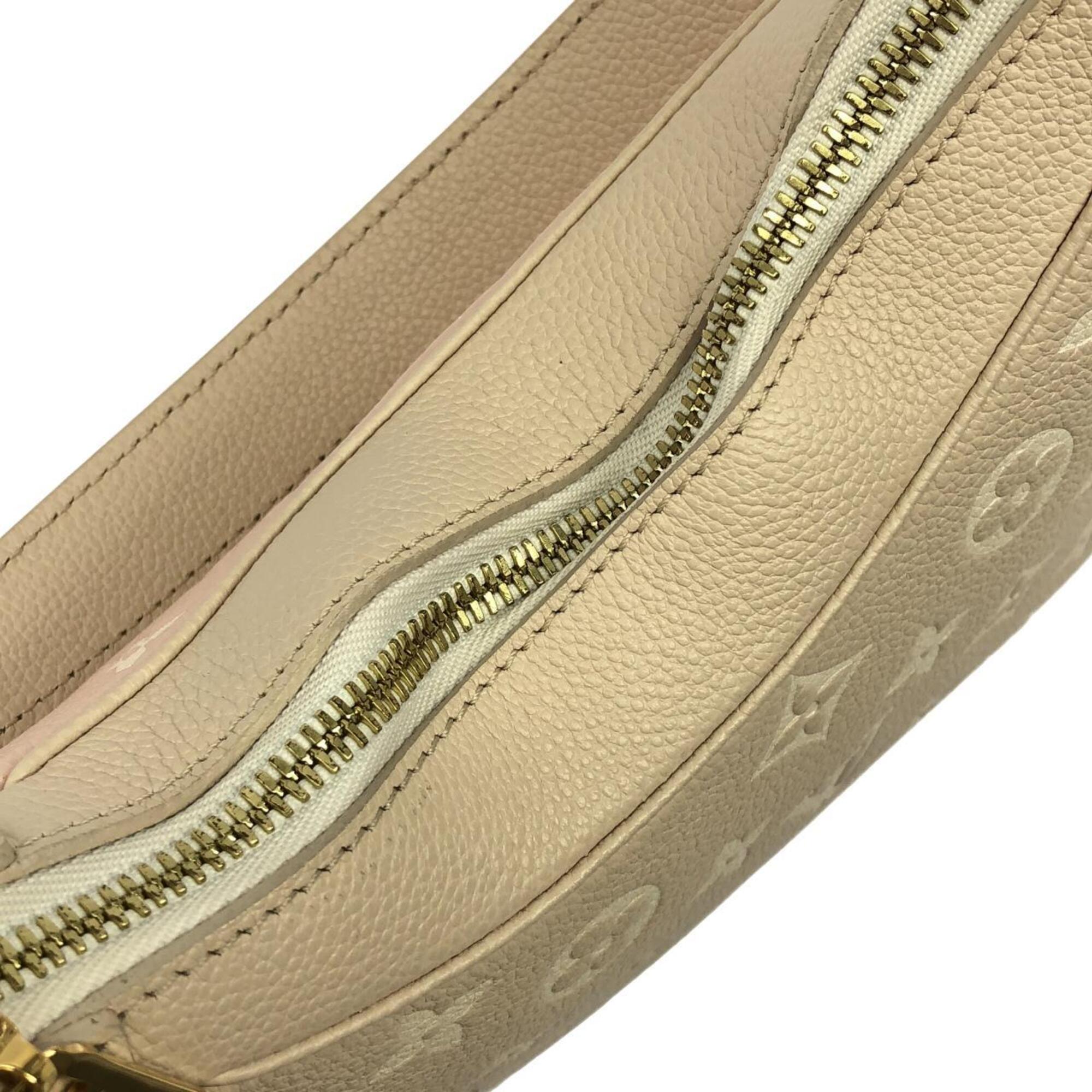 Louis Vuitton Beige Leather Shoulder Bag (Pre-Owned)