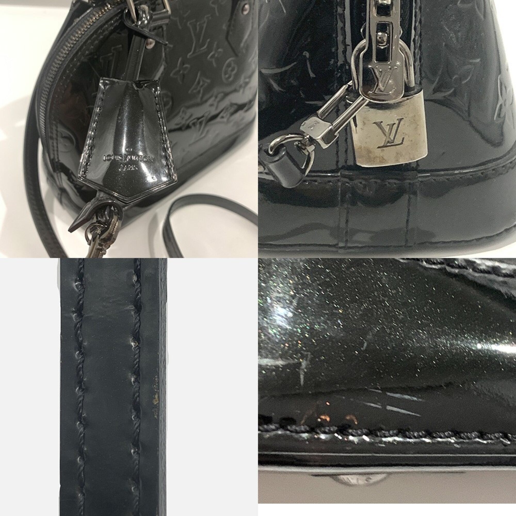 Louis Vuitton Vernis Black Vernis Shoulder Bag (Pre-Owned)
