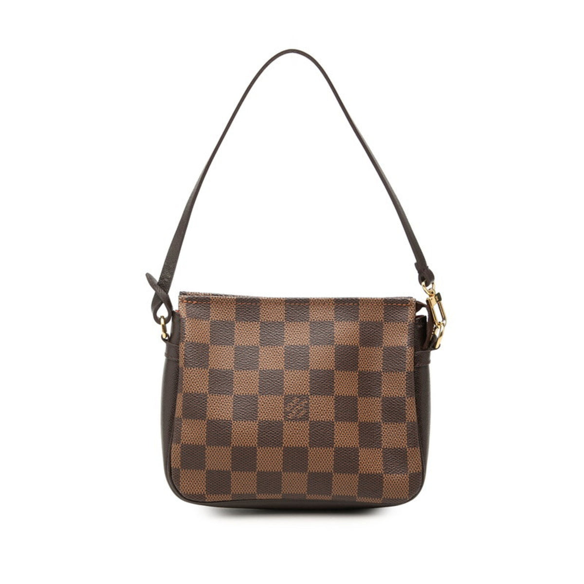 Louis Vuitton Brown Pvc Leather Handbag Pouch (Pre-Owned)
