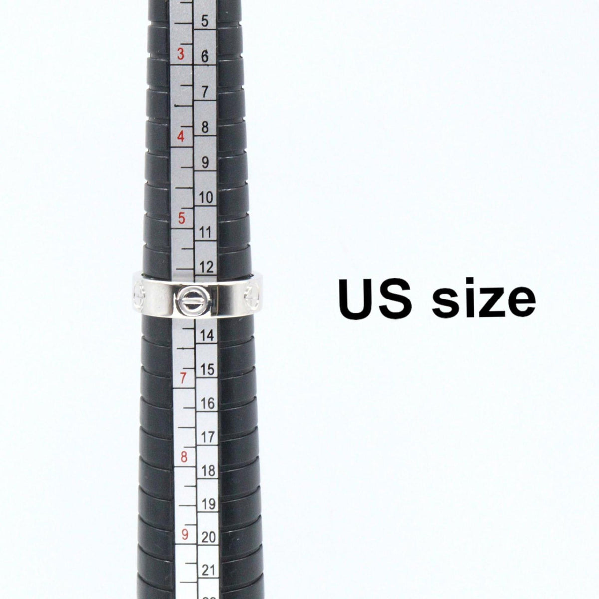 Cartier White Gold White Gold (18K) Band Ring (Pre-Owned)