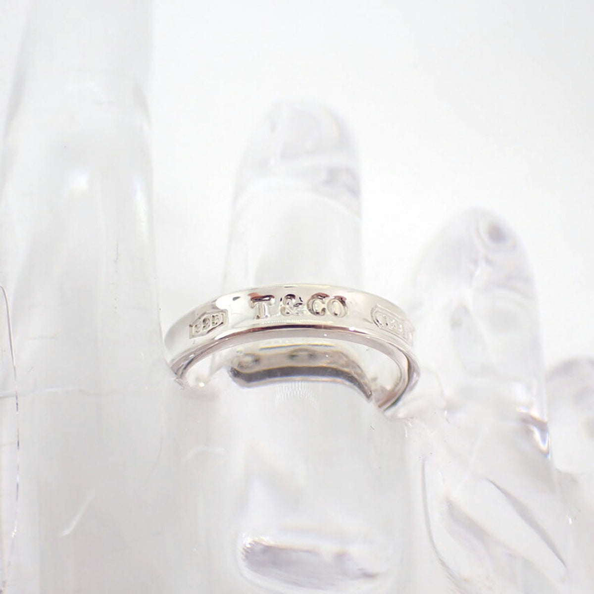 Tiffany Sterling Silver 925 Band Ring (Pre-Owned)