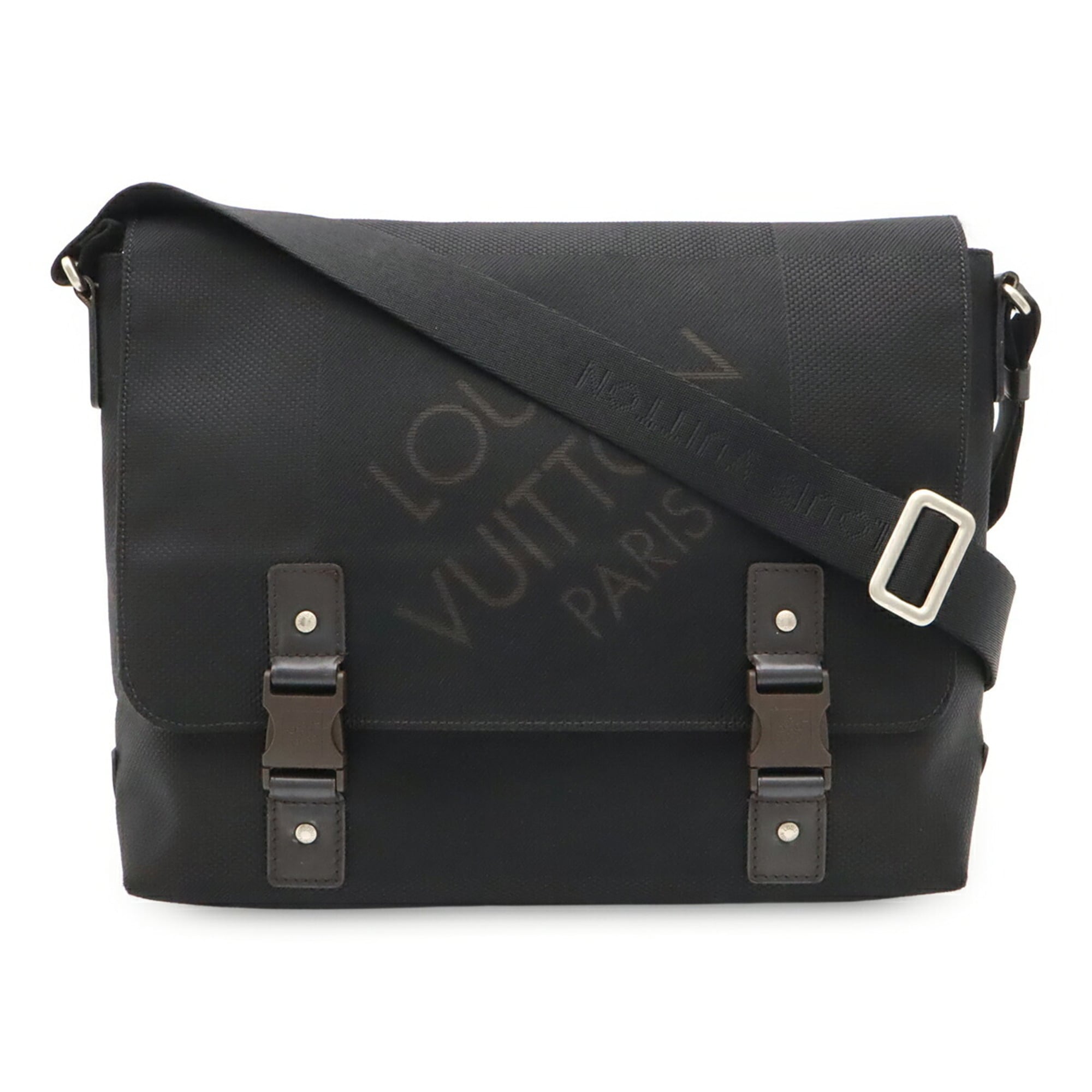 Louis Vuitton Black Noir White Damier Geant Handbag Shoulder Bag (Pre-Owned)