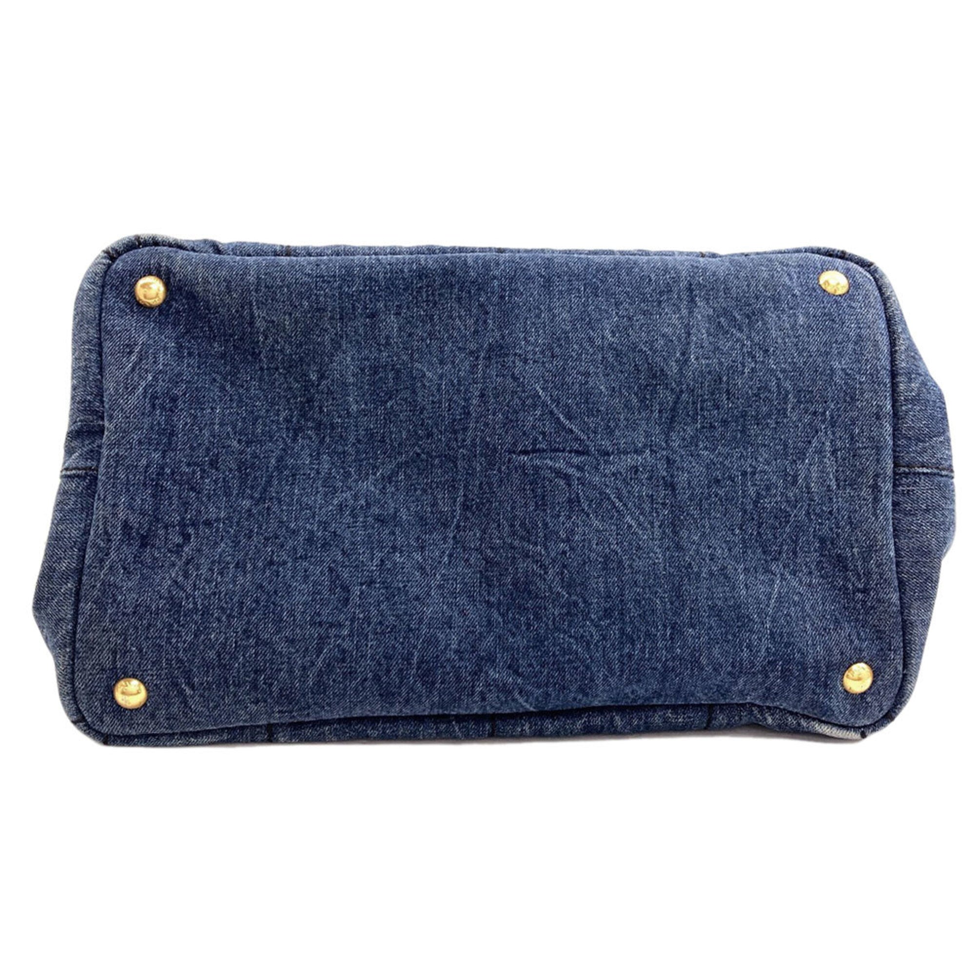 Prada Blue Denim Tote Bag (Pre-Owned)