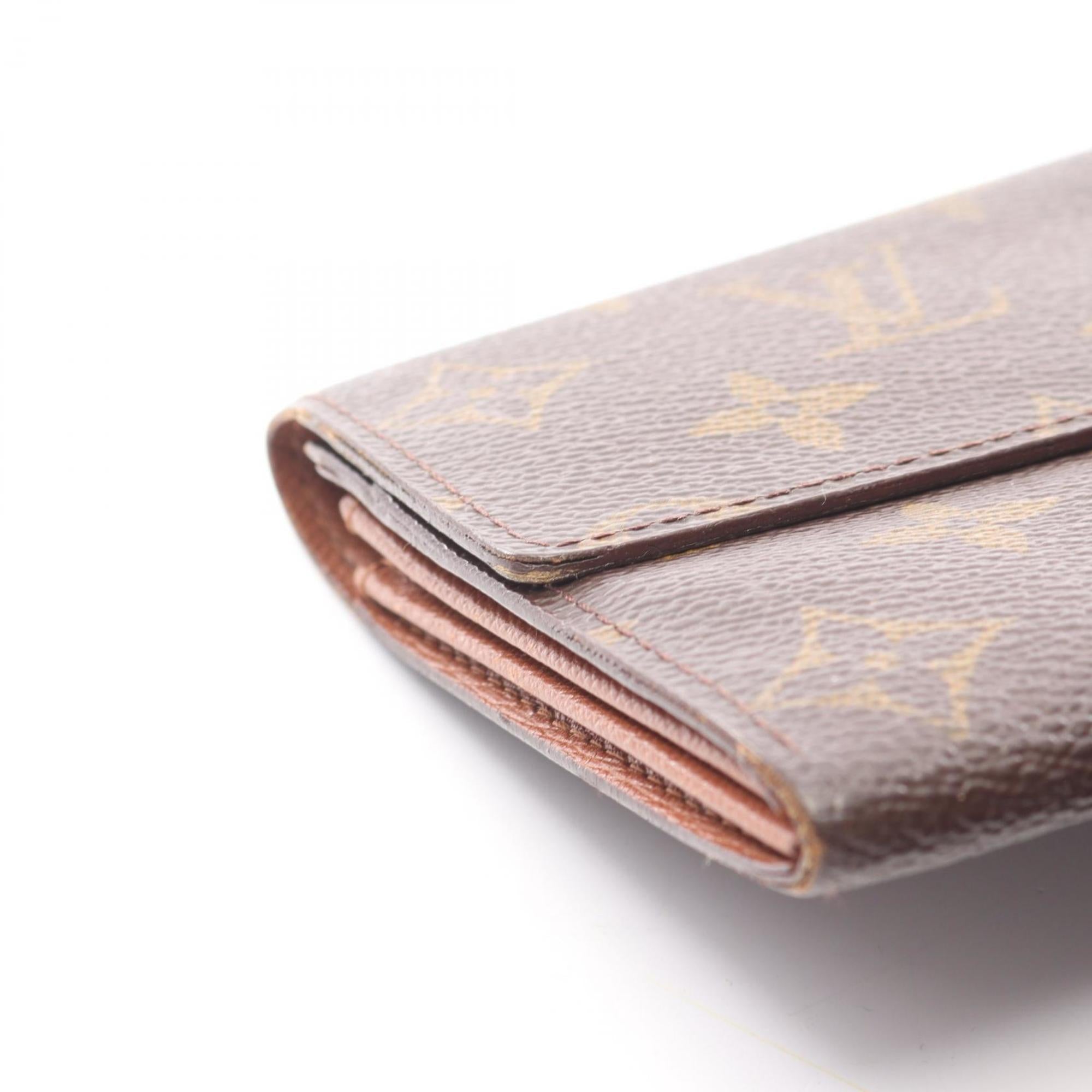 Louis Vuitton Brown Monogram Pvc Leather Long Wallet (Bi-Fold) (Pre-Owned)