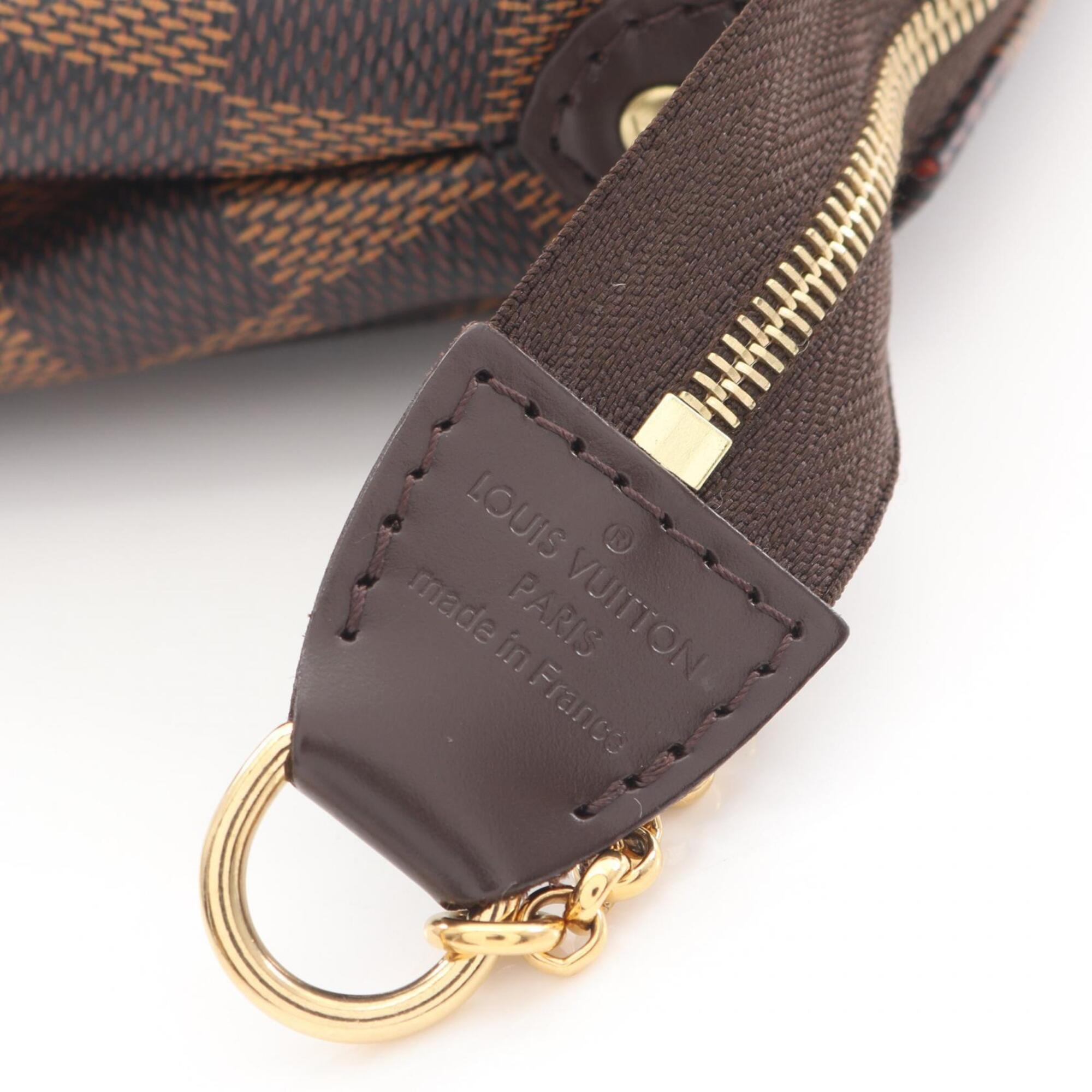 Louis Vuitton Brown Ebene Coated Canvas Leather Handbag (Pre-Owned)