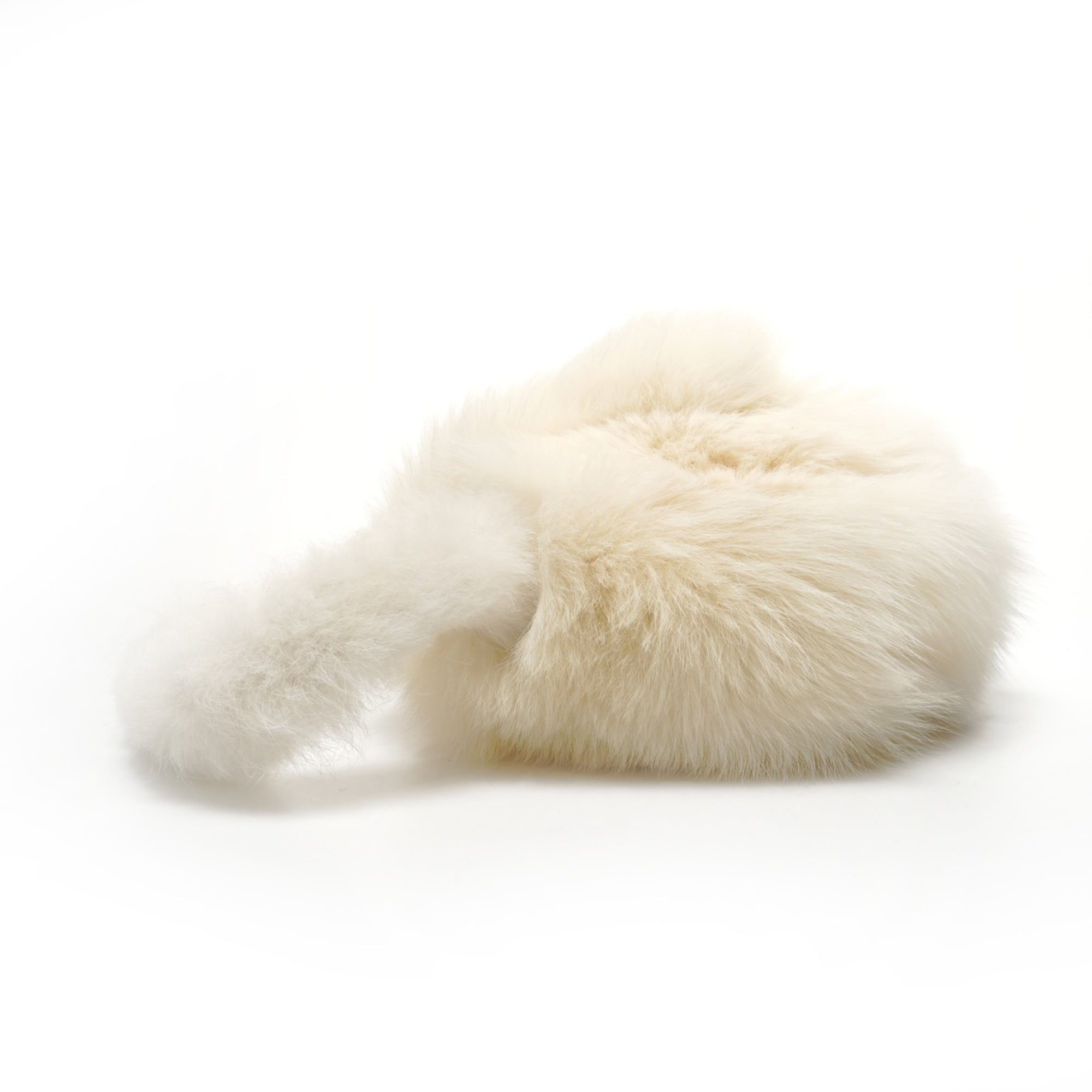 Fendi Ivory Fur Shoulder Bag (Pre-Owned)
