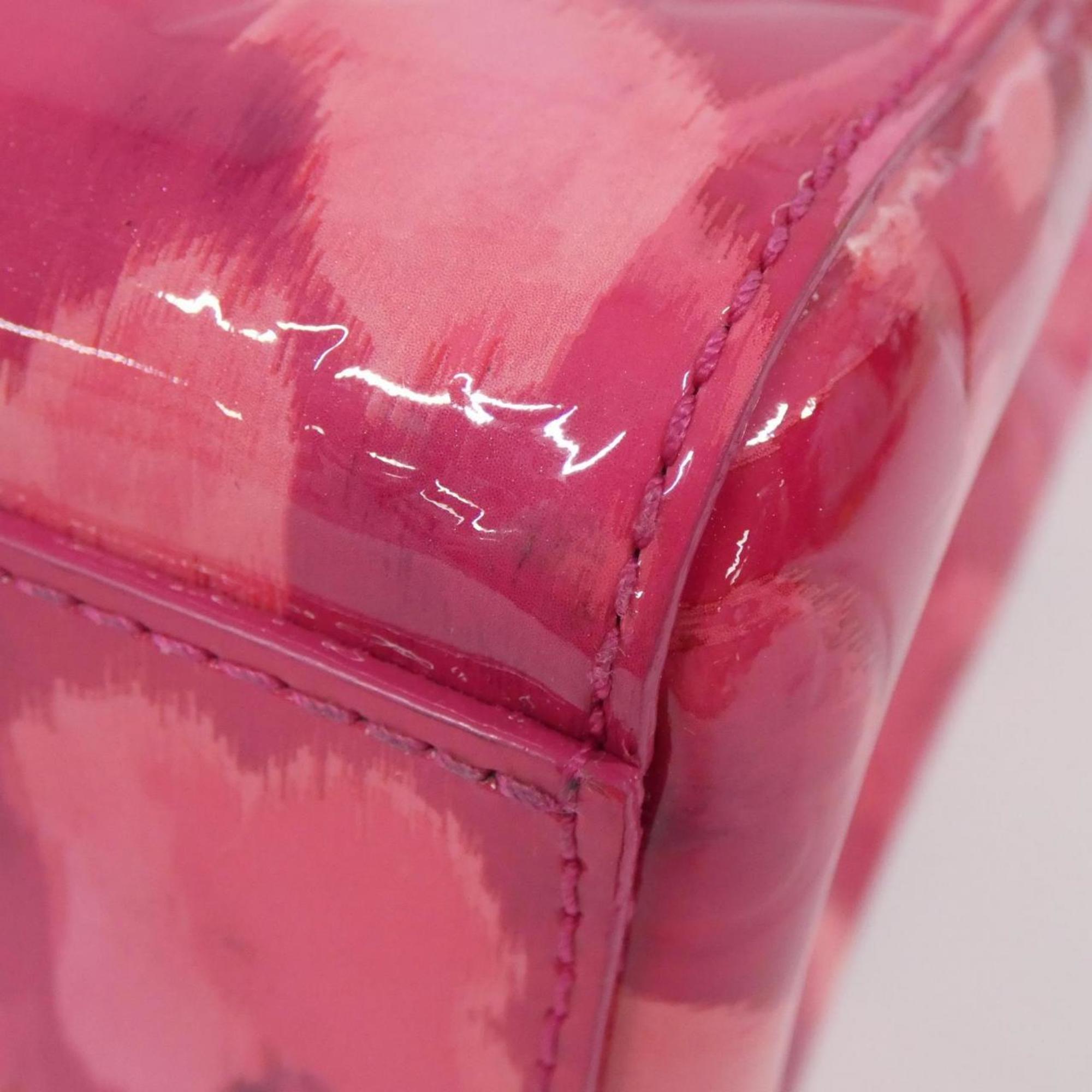 Louis Vuitton Indian Rose Rose Leather Handbag (Pre-Owned)