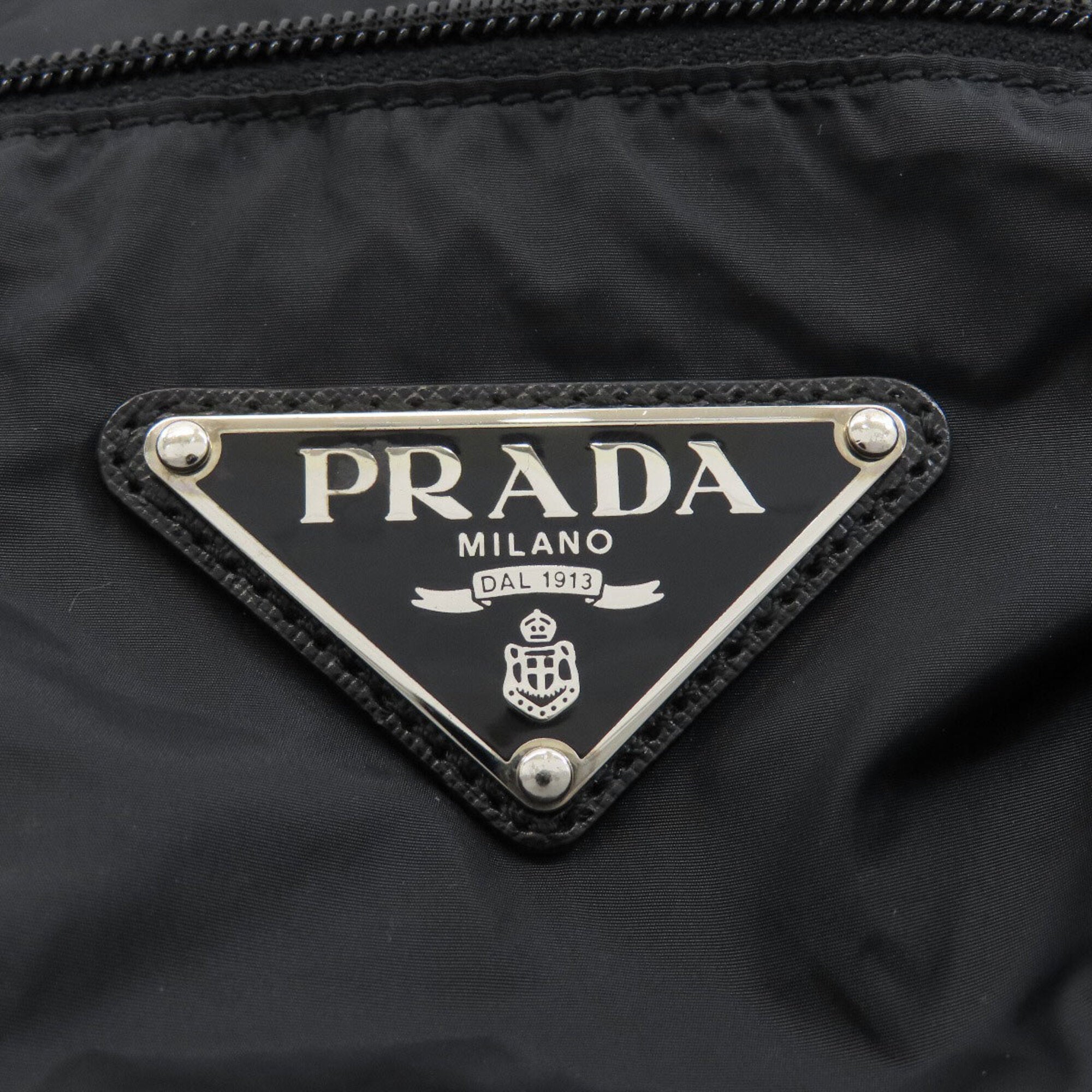 Prada Black Nylon Eco-Bag Handbag (Pre-Owned)