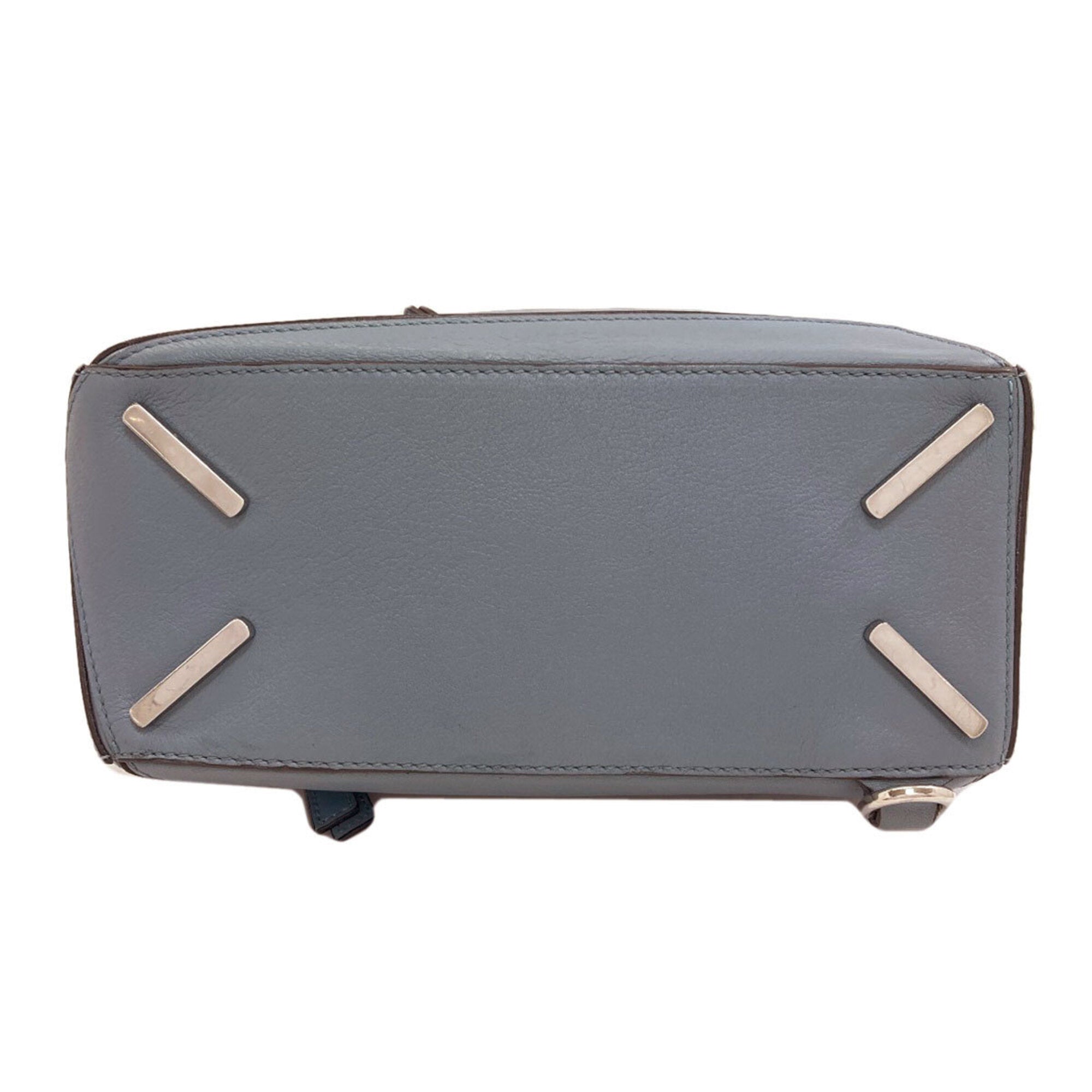 Loewe Puzzle Light Blue Leather Handbag (Pre-Owned)