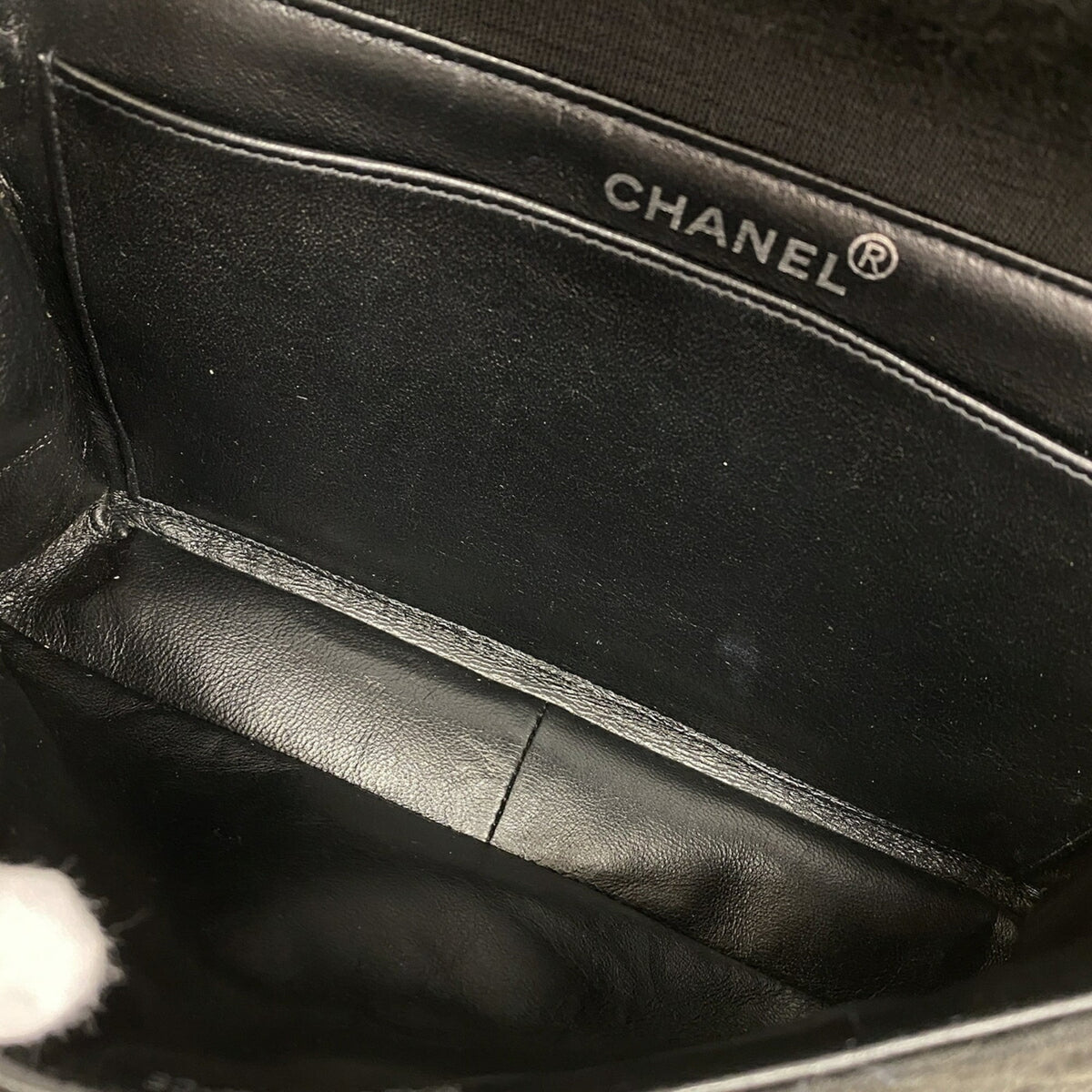 Chanel Black Cotton Handbag (Pre-Owned)