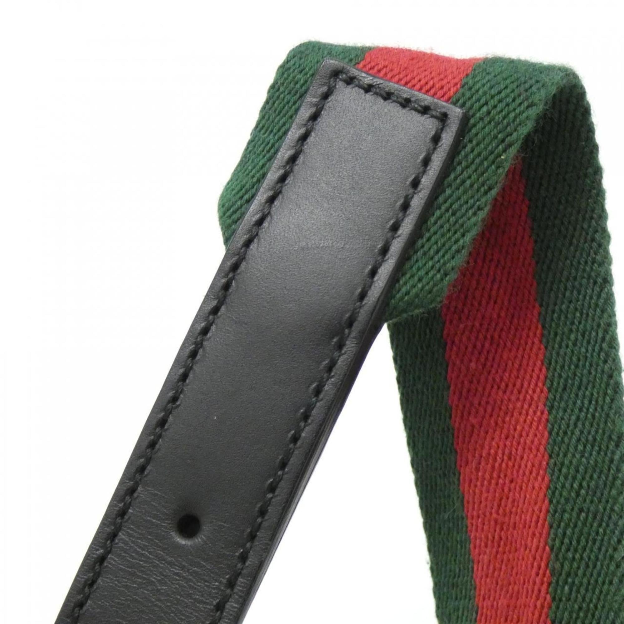 Gucci Black Canvas Shoulder Bag (Pre-Owned)