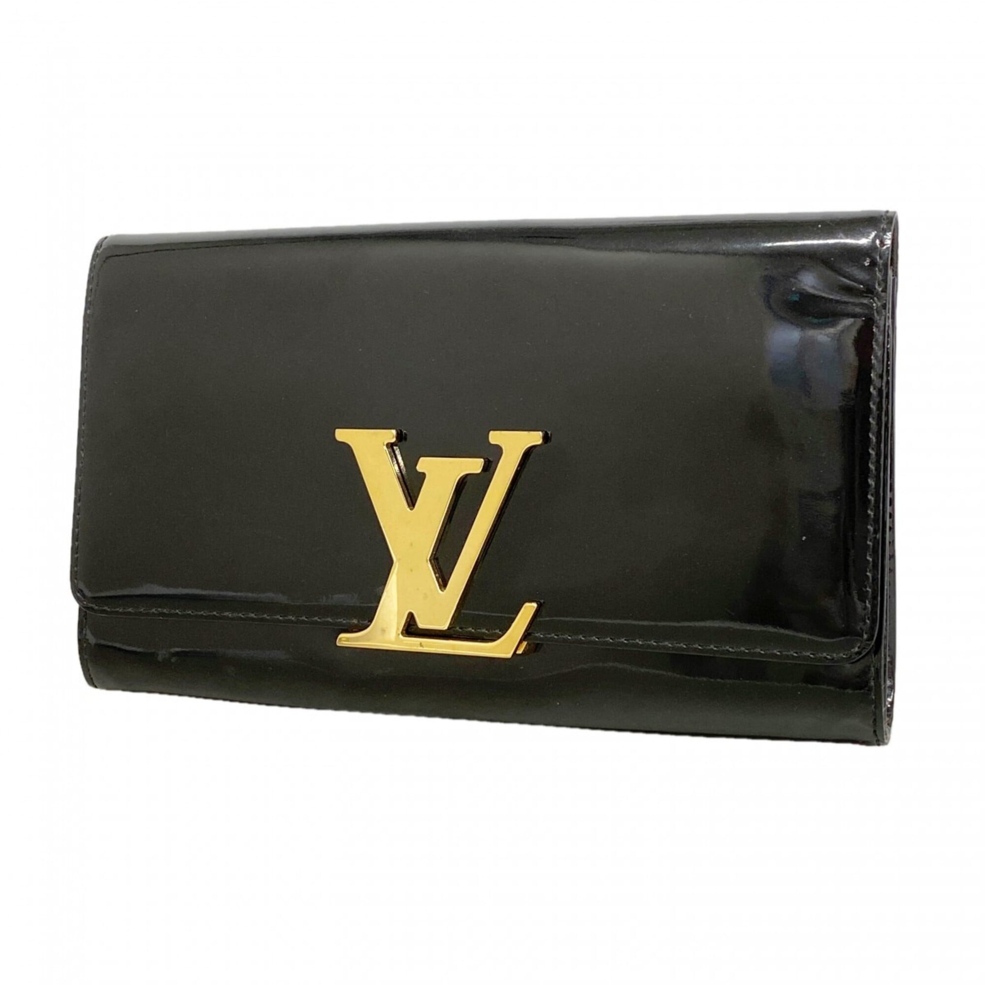 Louis Vuitton Black Clutch Bag (Pre-Owned)