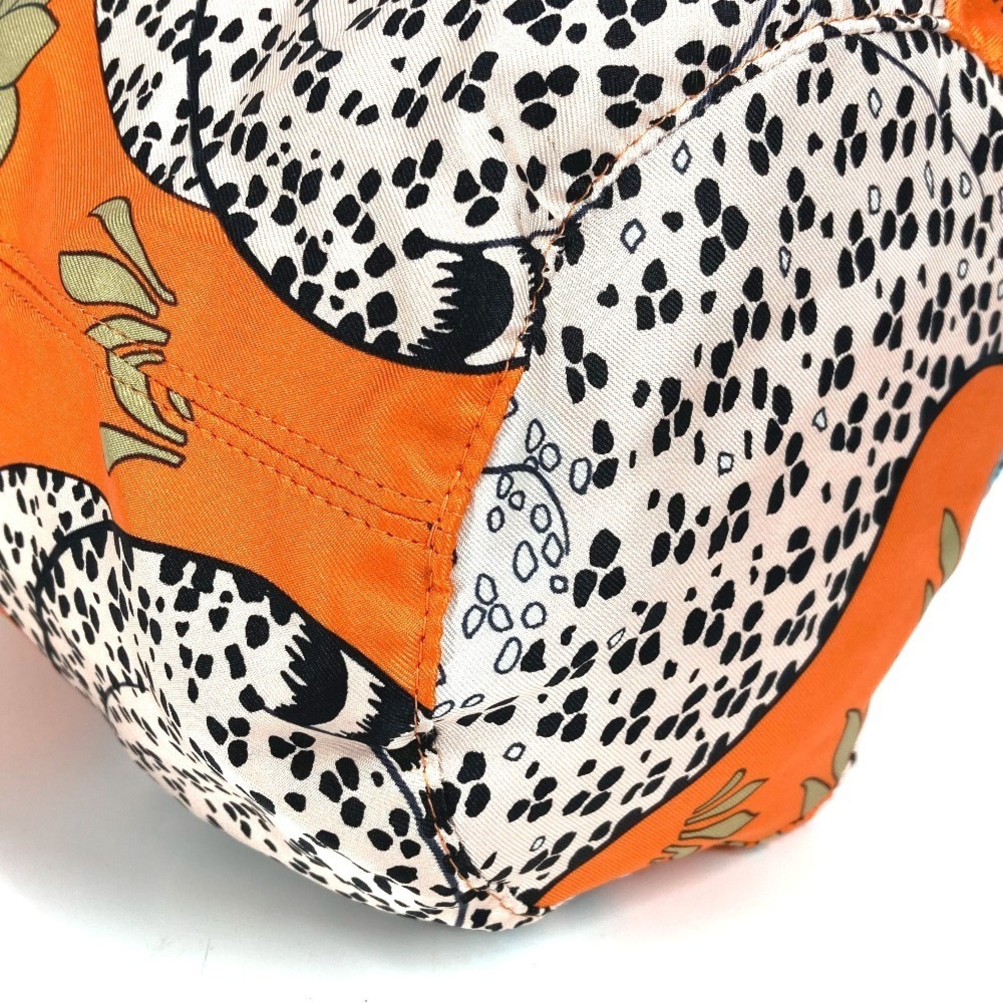 Hermes Orange Silk Pouch (Pre-Owned)