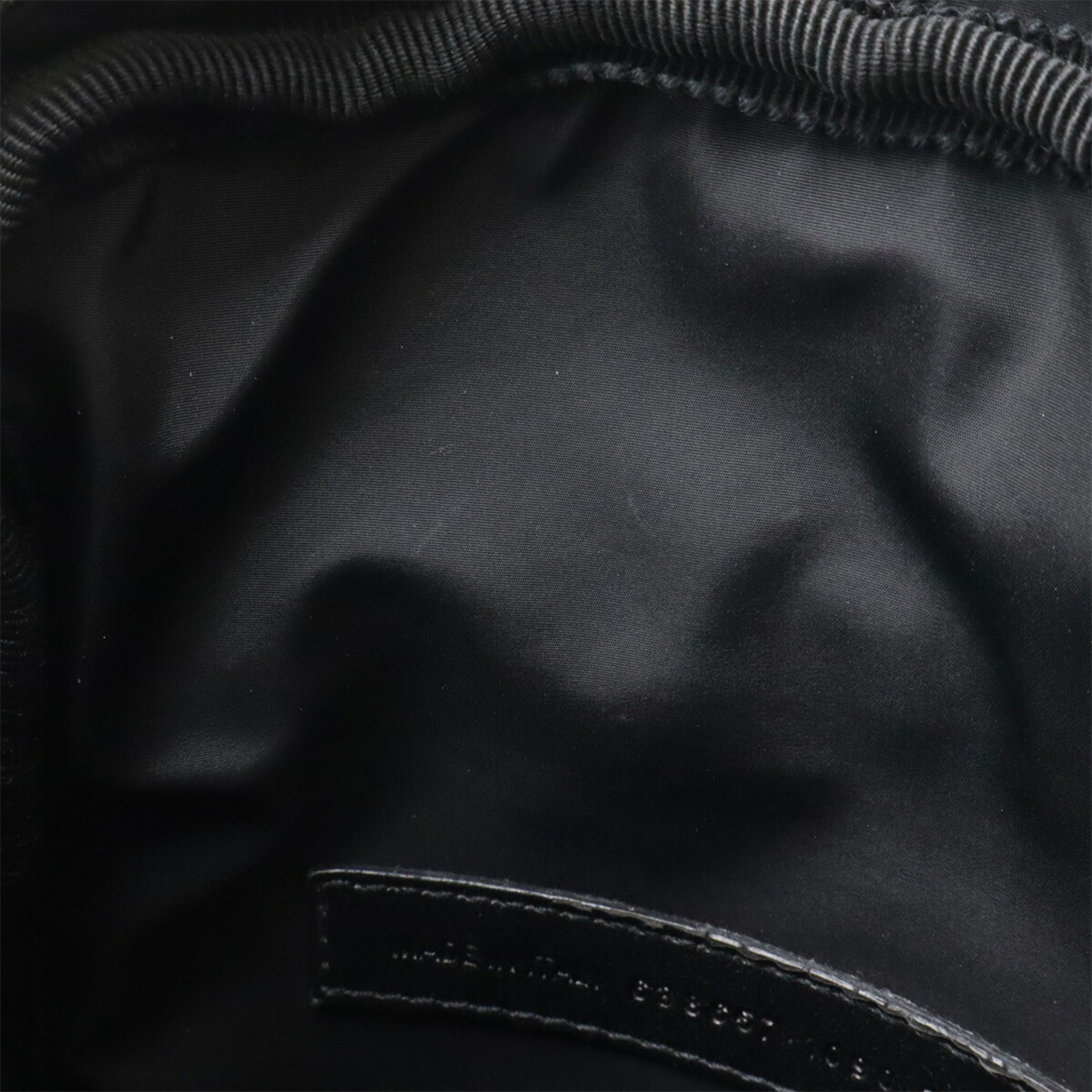 Balenciaga Black White Nylon Canvas Handbag Pochette Shoulder Bag (Pre-Owned)