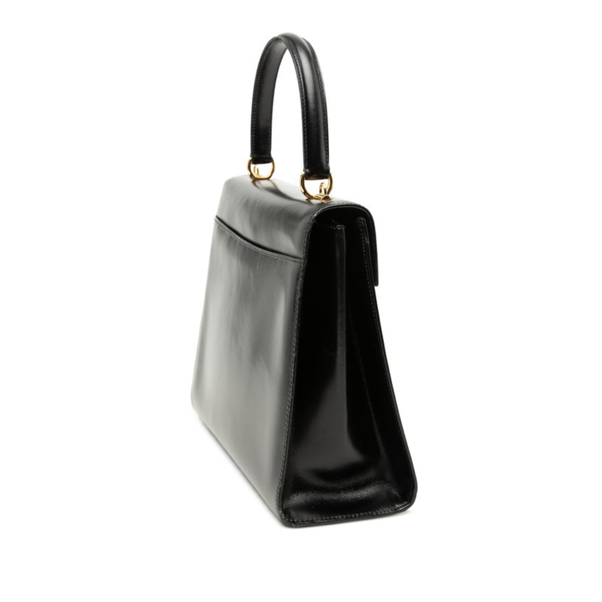 Gucci Black Leather Handbag (Pre-Owned)