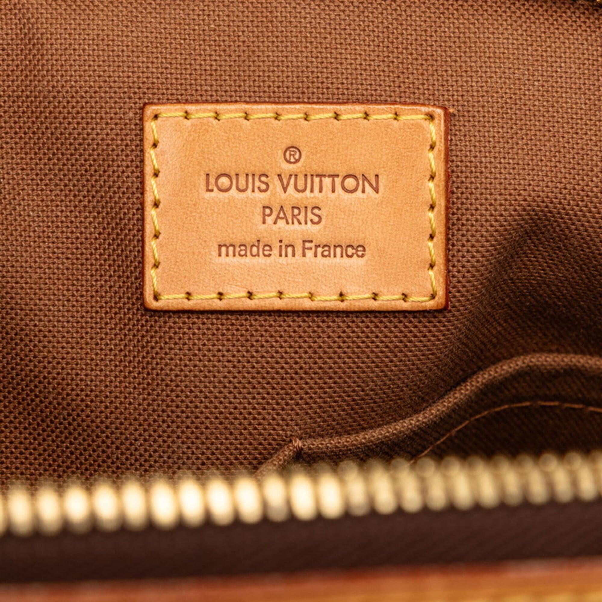Louis Vuitton Brown Pvc Leather Handbag (Pre-Owned)
