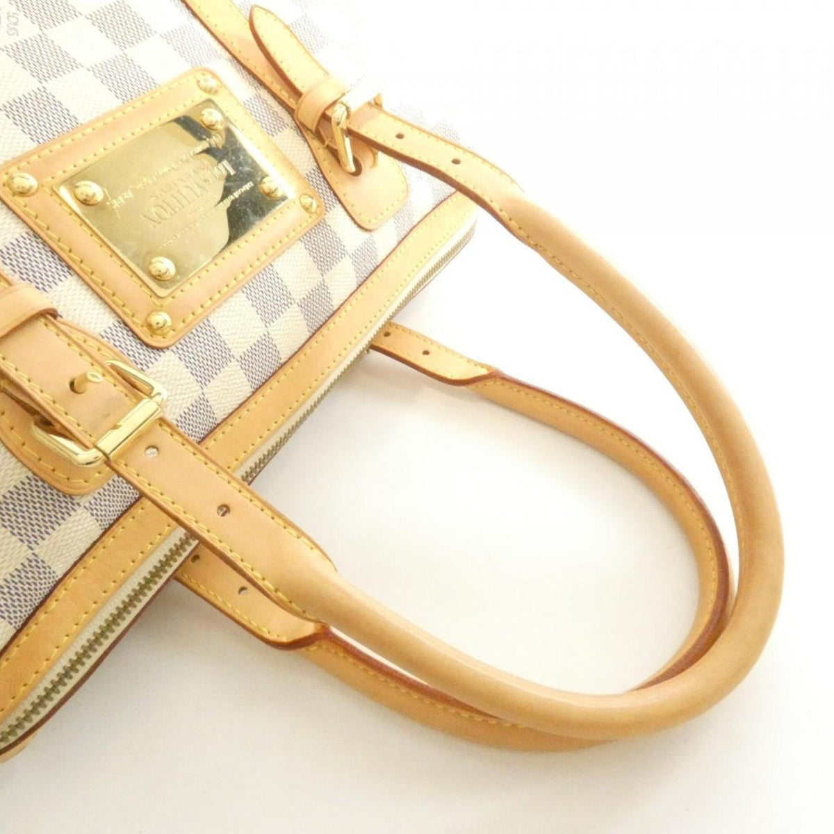 Louis Vuitton Azur Coated Canvas Handbag (Pre-Owned)