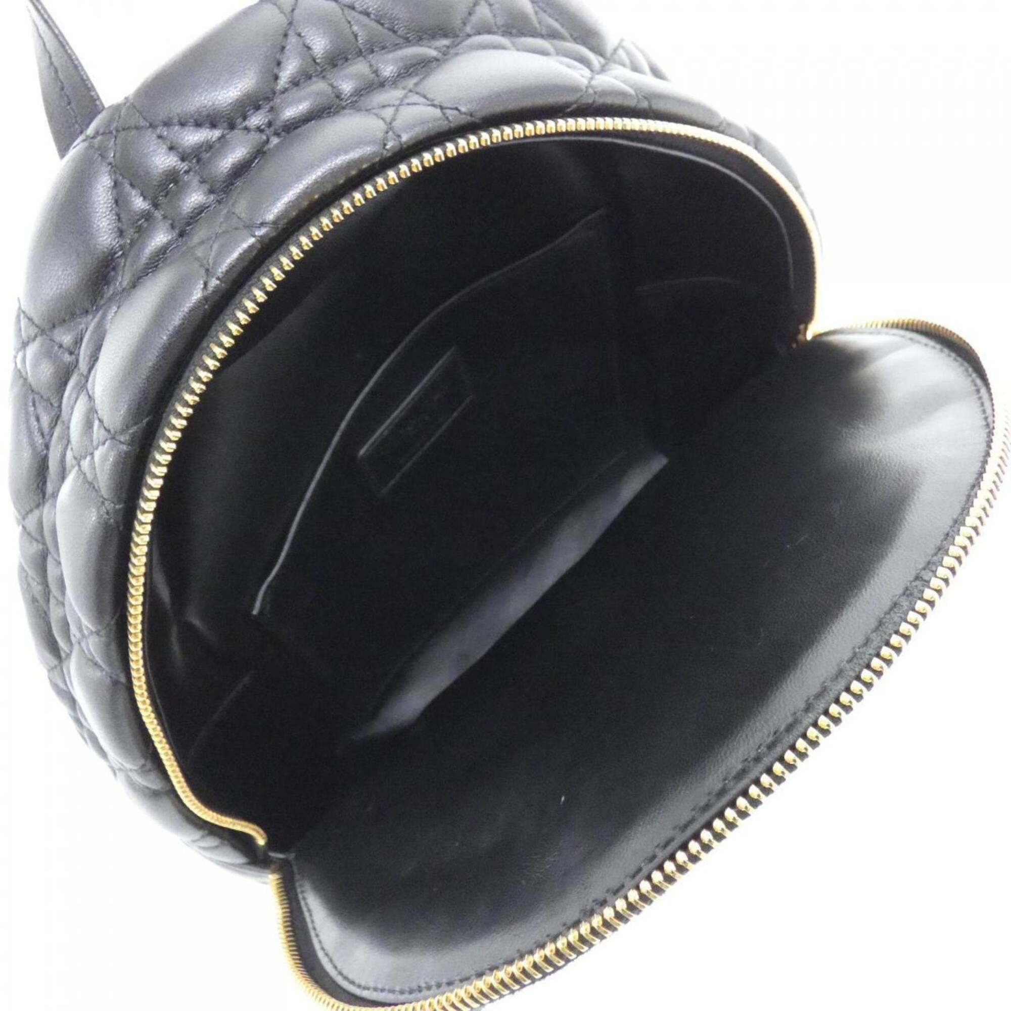 Christian Dior Black Leather Backpack (Pre-Owned)