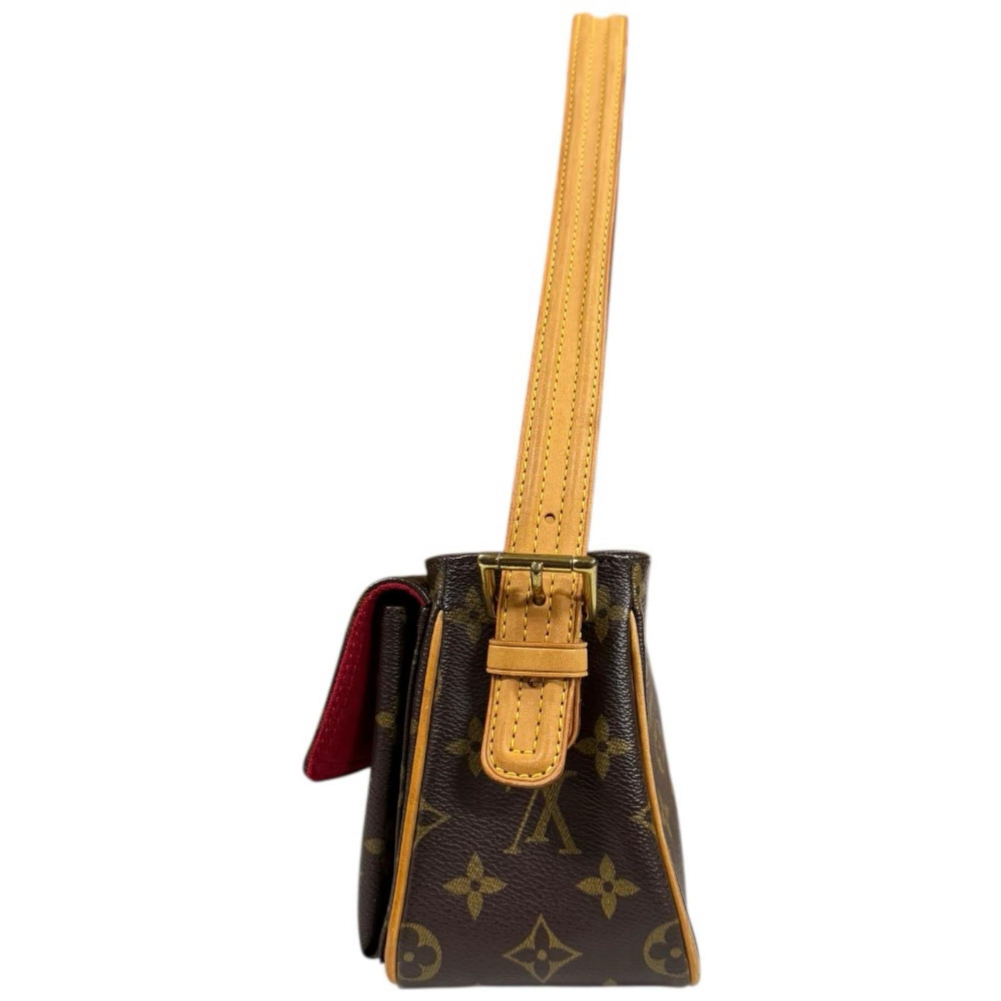 Louis Vuitton Brown Monogram Canvas Shoulder Bag (Pre-Owned)