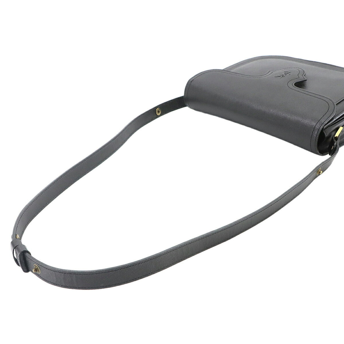 Yves Saint Laurent Black Leather Shoulder Bag (Pre-Owned)