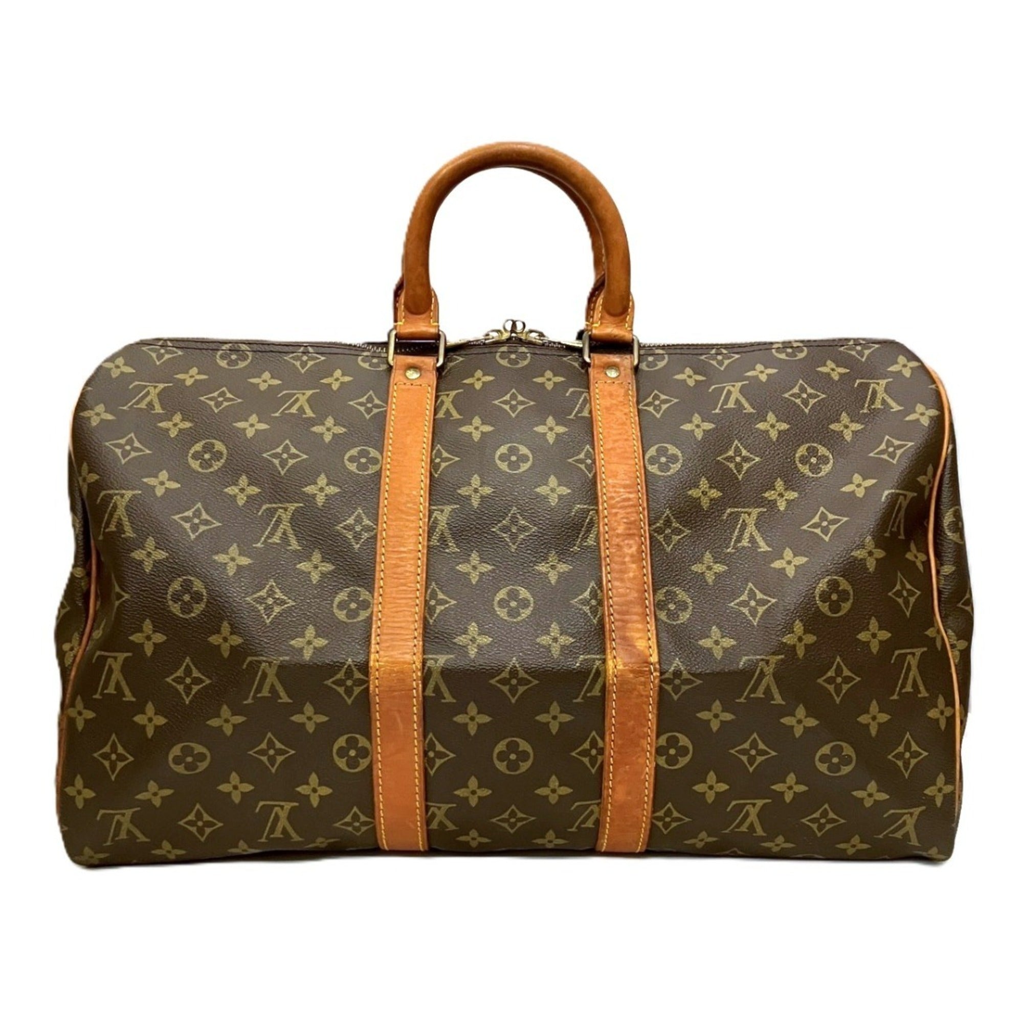 Louis Vuitton Brown Monogram Boston Bag (Pre-Owned)