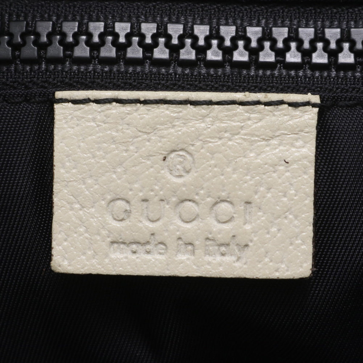 Gucci Black Leather Messenger Bag Shoulder Bag Tote Bag (Pre-Owned)