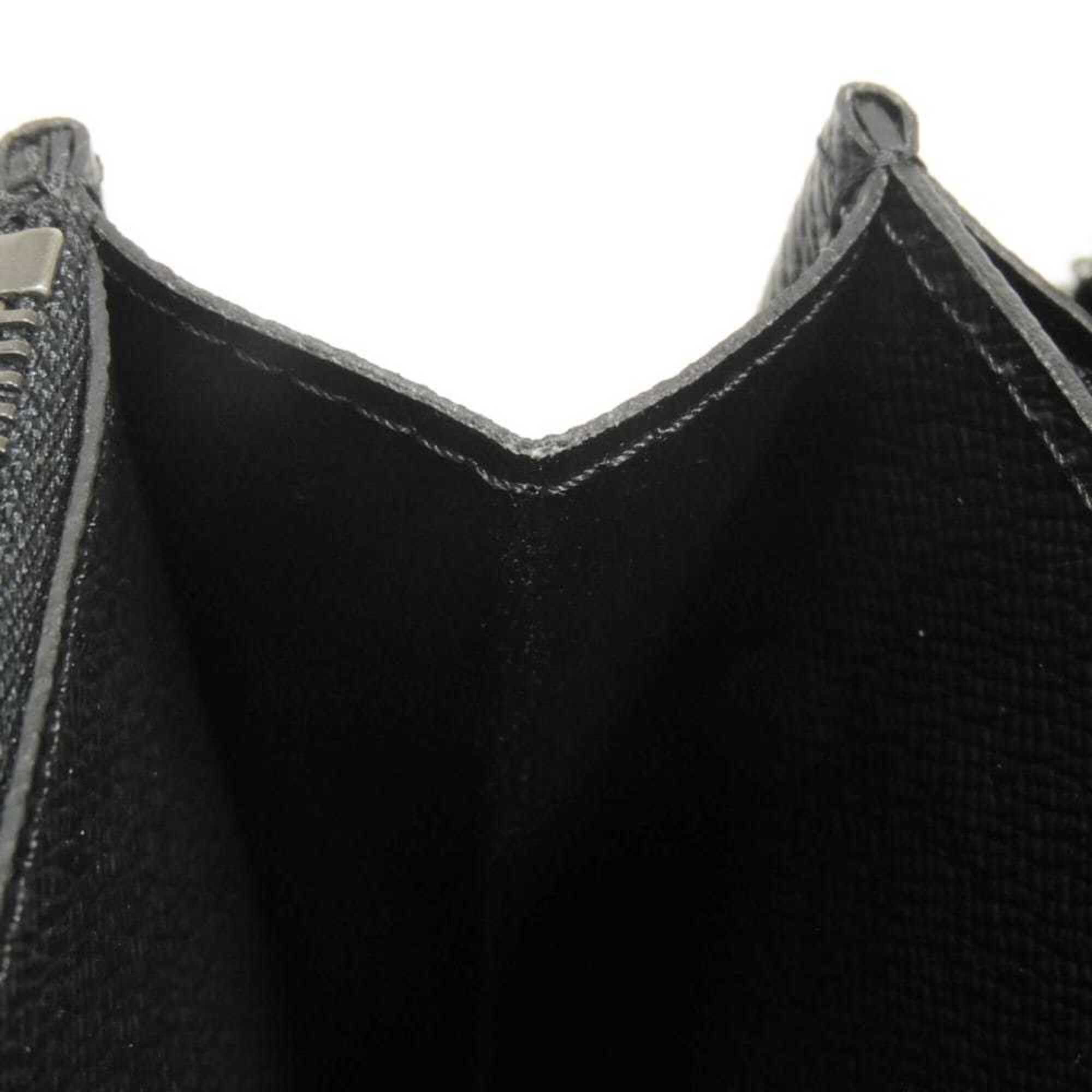 Louis Vuitton Monogram Eclipse Black Noir Monogram Eclipse Leather Long Wallet (Bi-Fold) (Pre-Owned)