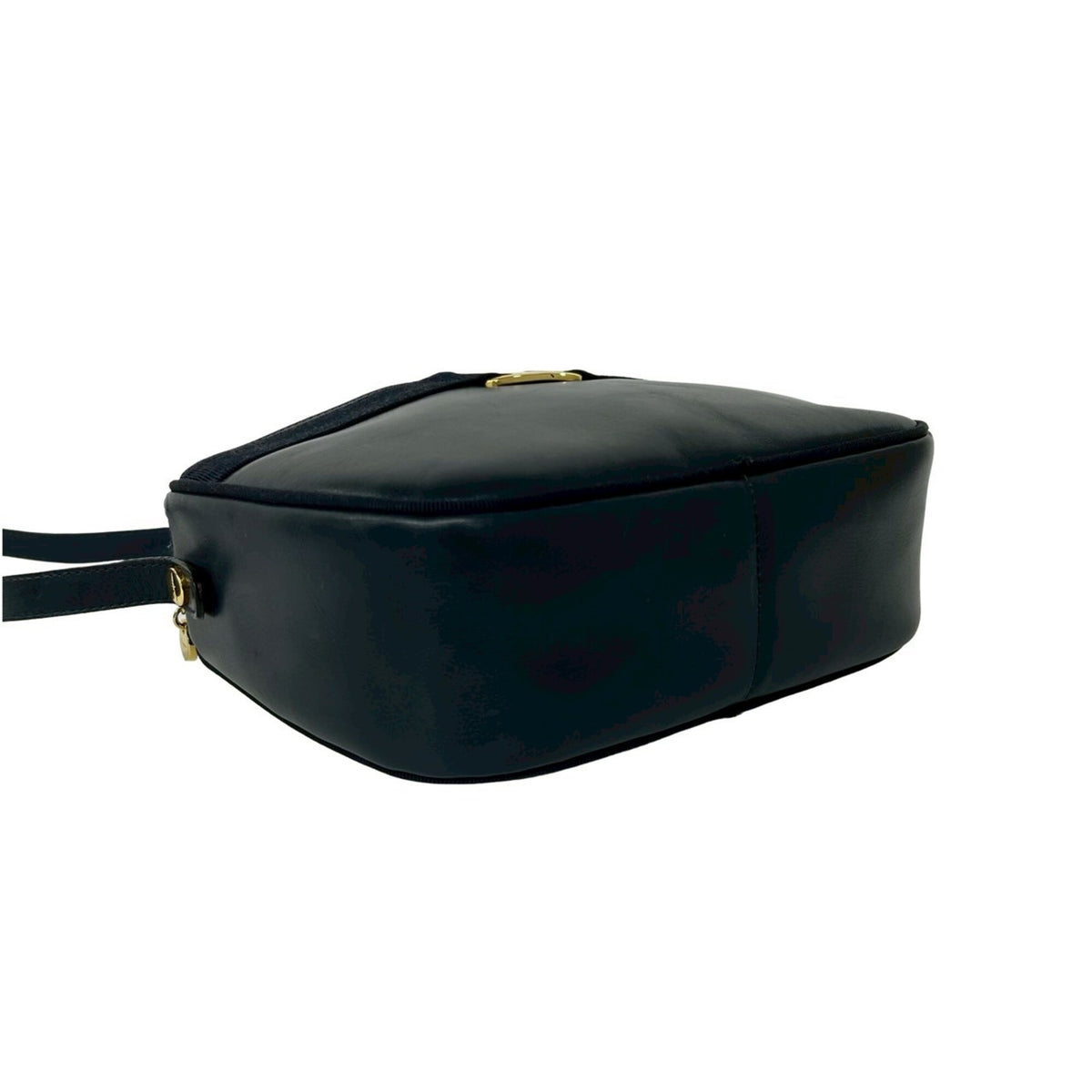 Salvatore Ferragamo Navy Leather Shoulder Bag (Pre-Owned)
