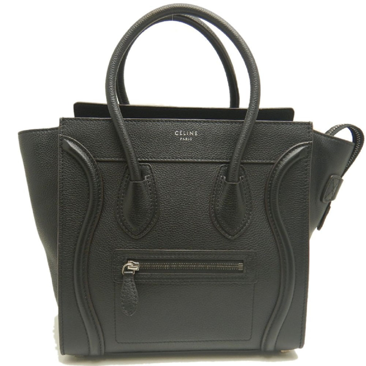 Celine Black Leather Tote Bag (Pre-Owned)