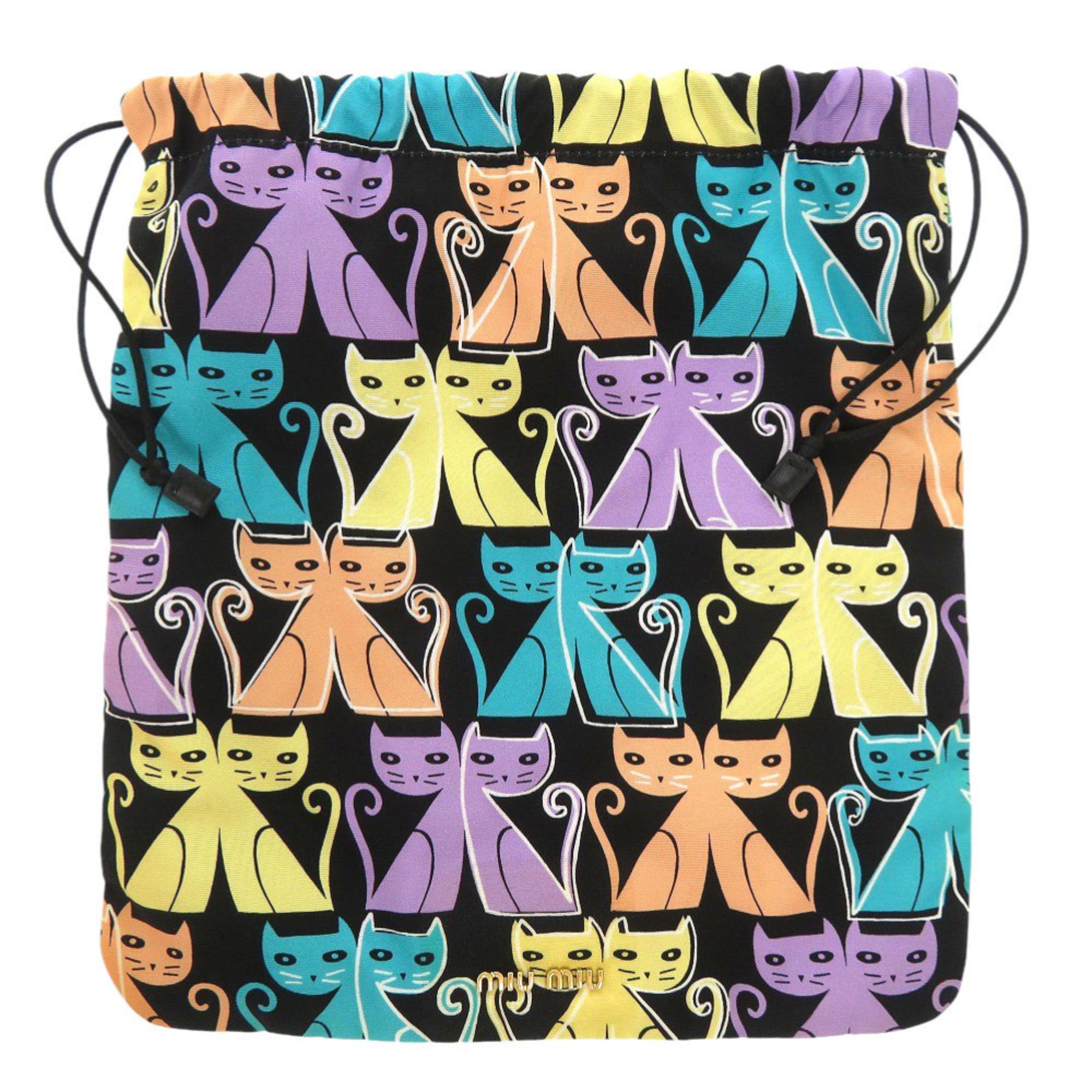 Miu Miu Multi-Color Nylon Pouch (Pre-Owned)