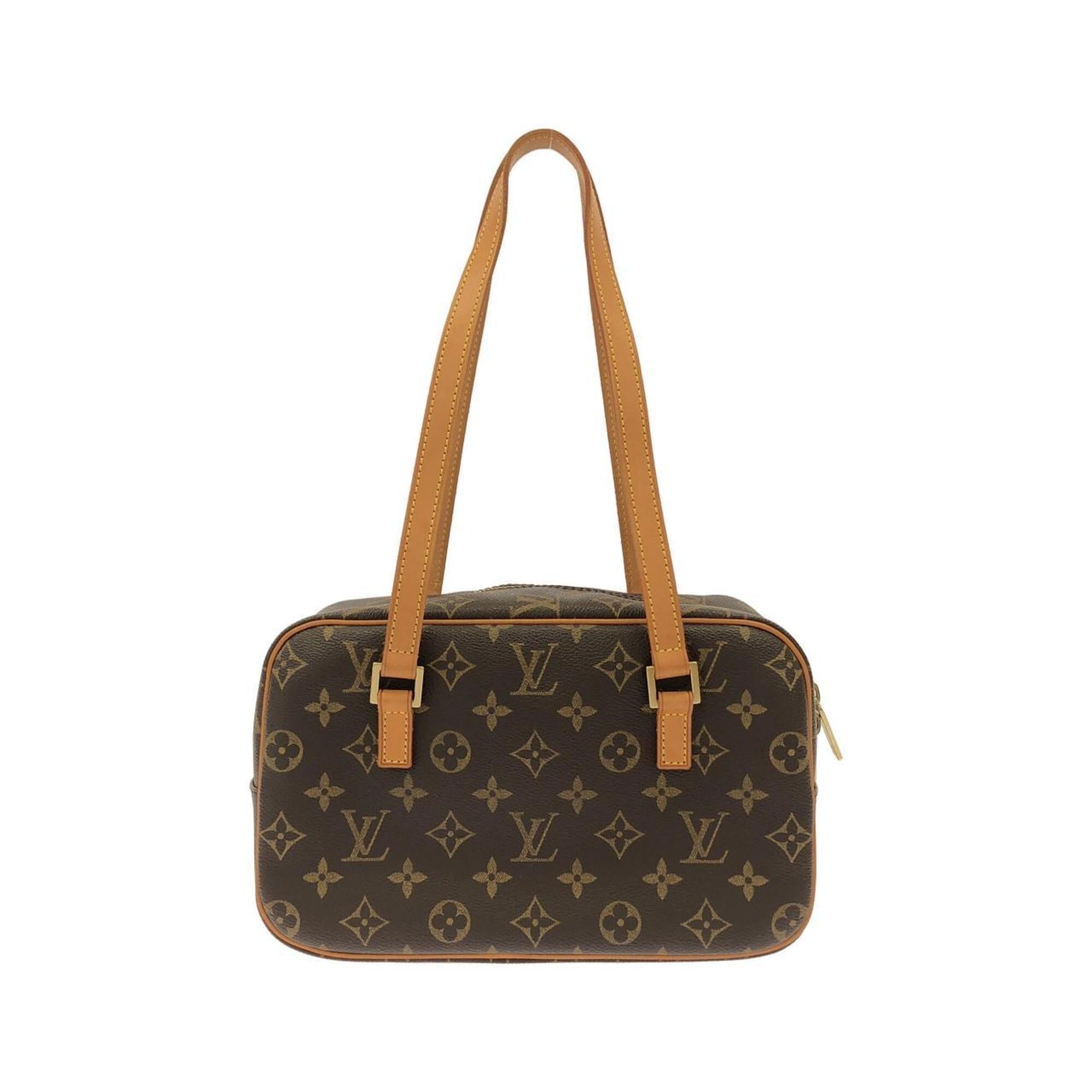 Louis Vuitton Monogram Marron Coated Canvas Shoulder Bag (Pre-Owned)