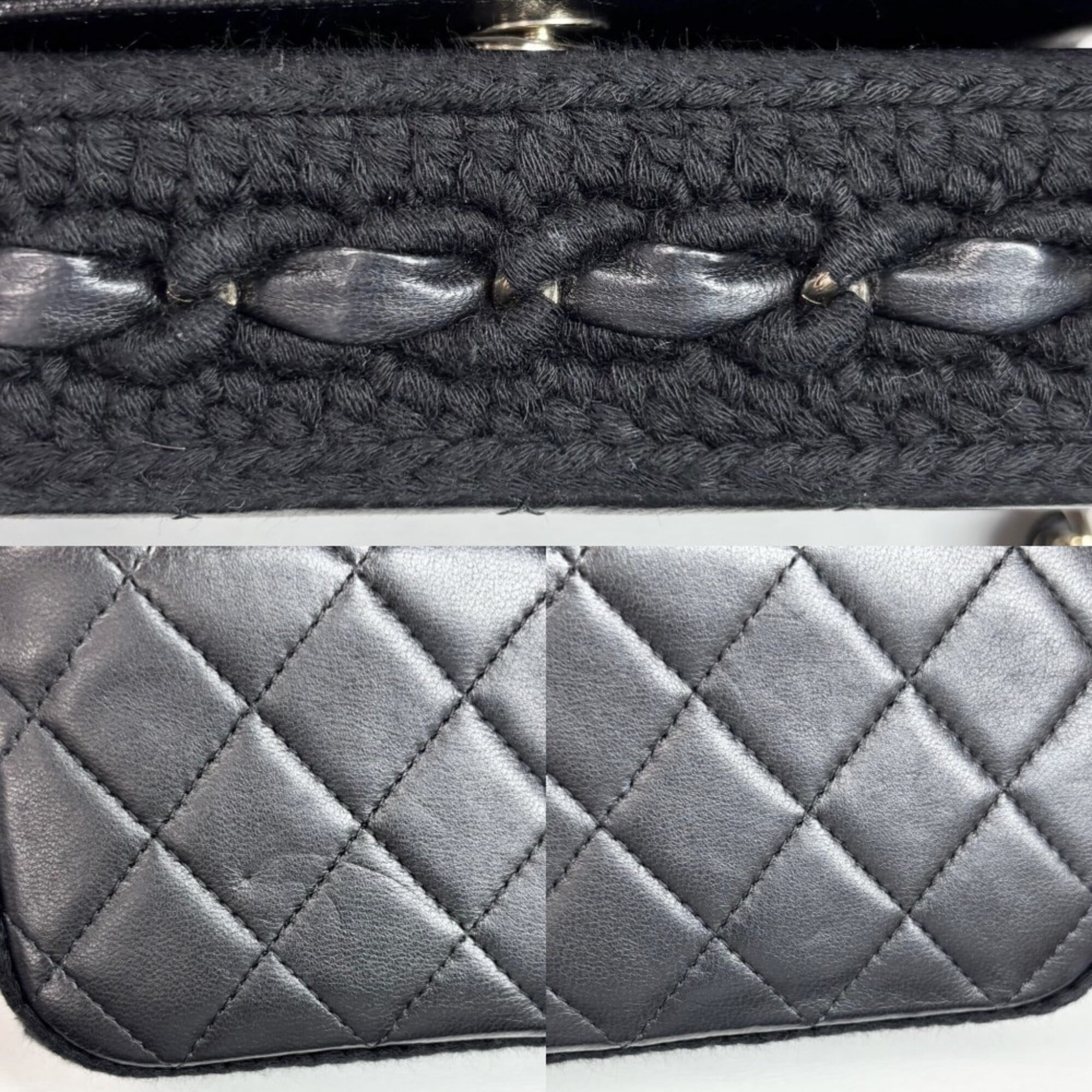 Chanel Black Leather Shoulder Bag (Pre-Owned)