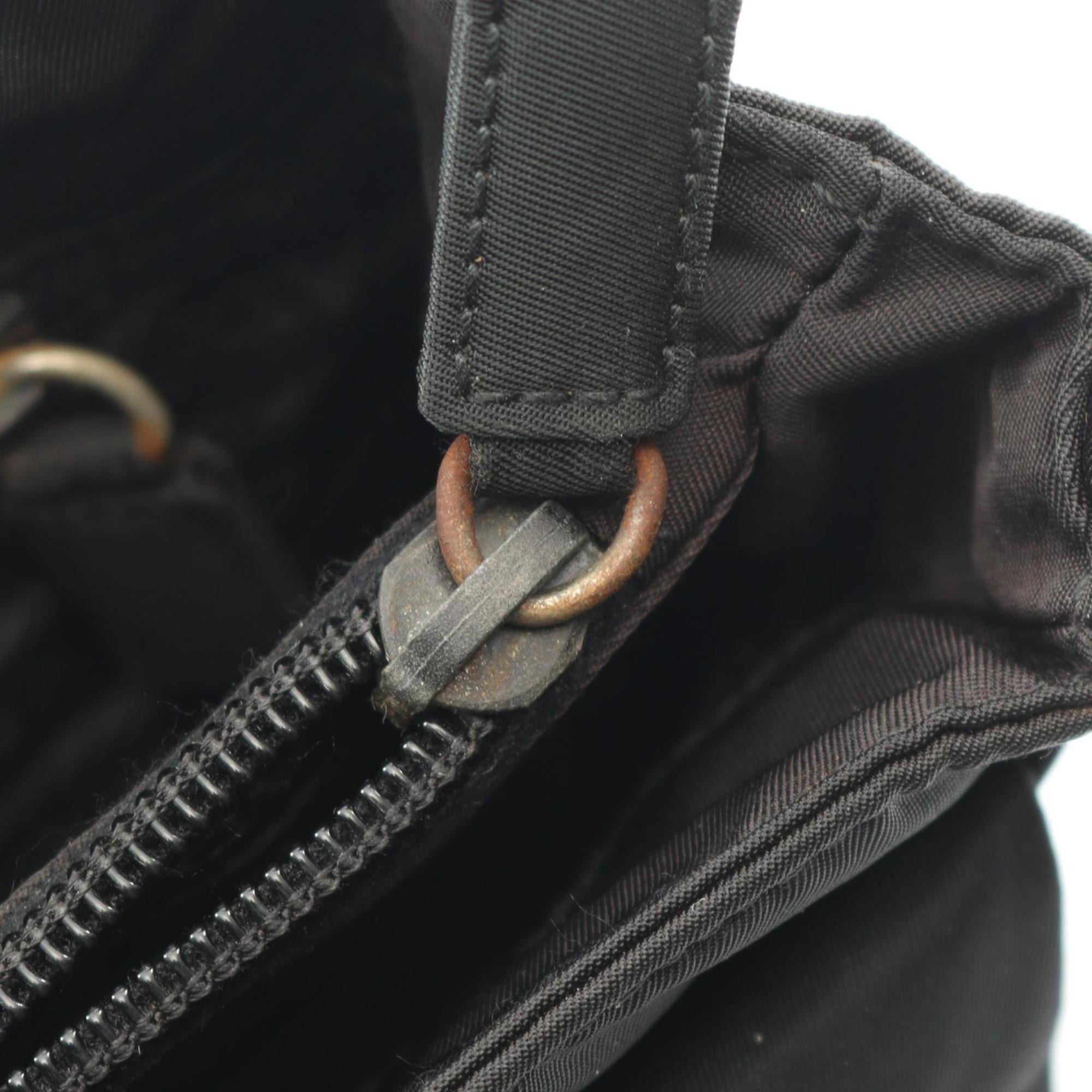 Prada Black Nylon Handbag (Pre-Owned)