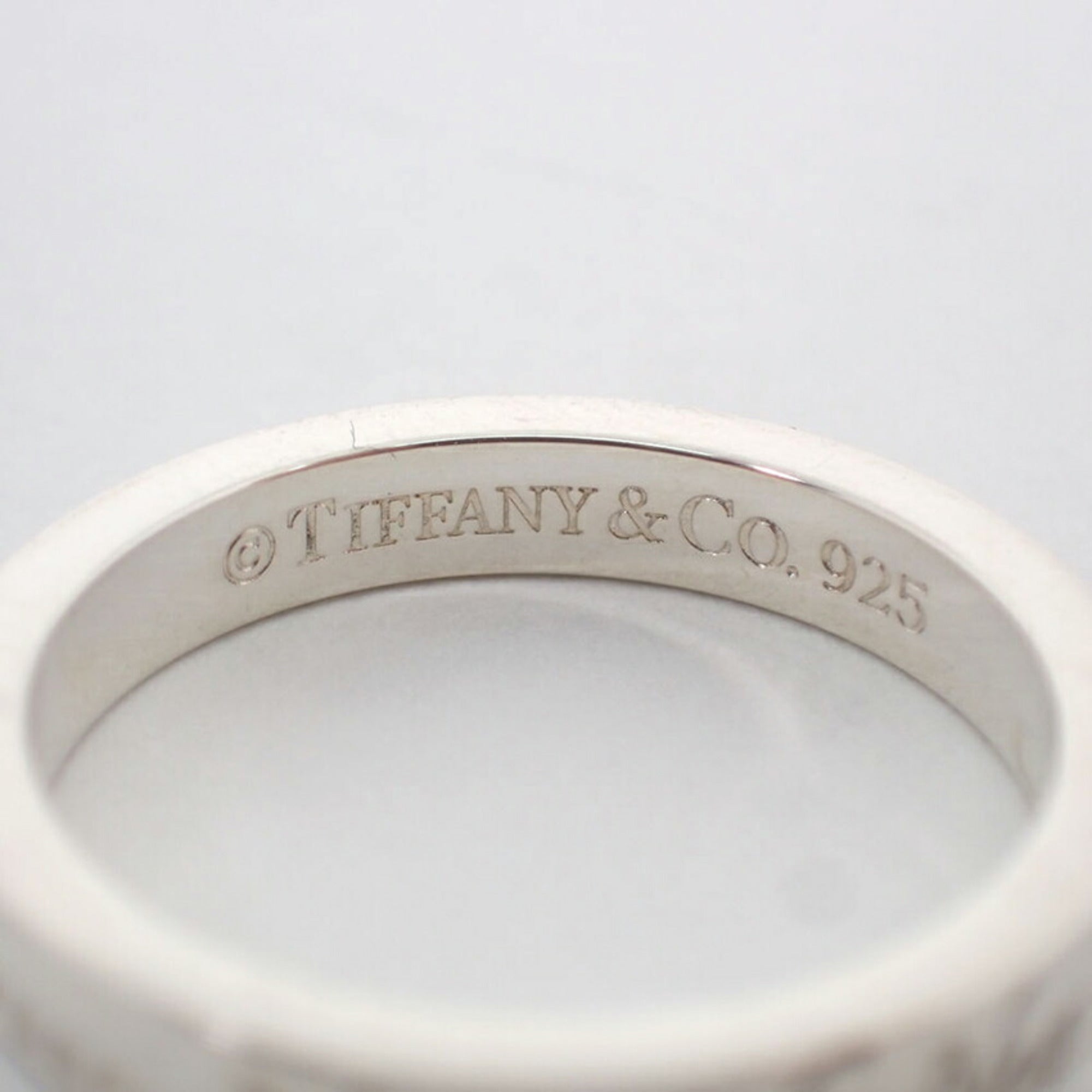 Tiffany Sterling Silver 925 Band Ring (Pre-Owned)