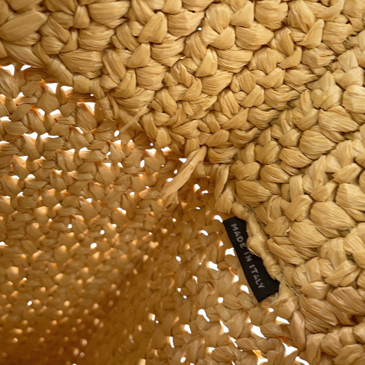 Prada Beige Raffia Handbag Tote Bag (Pre-Owned)