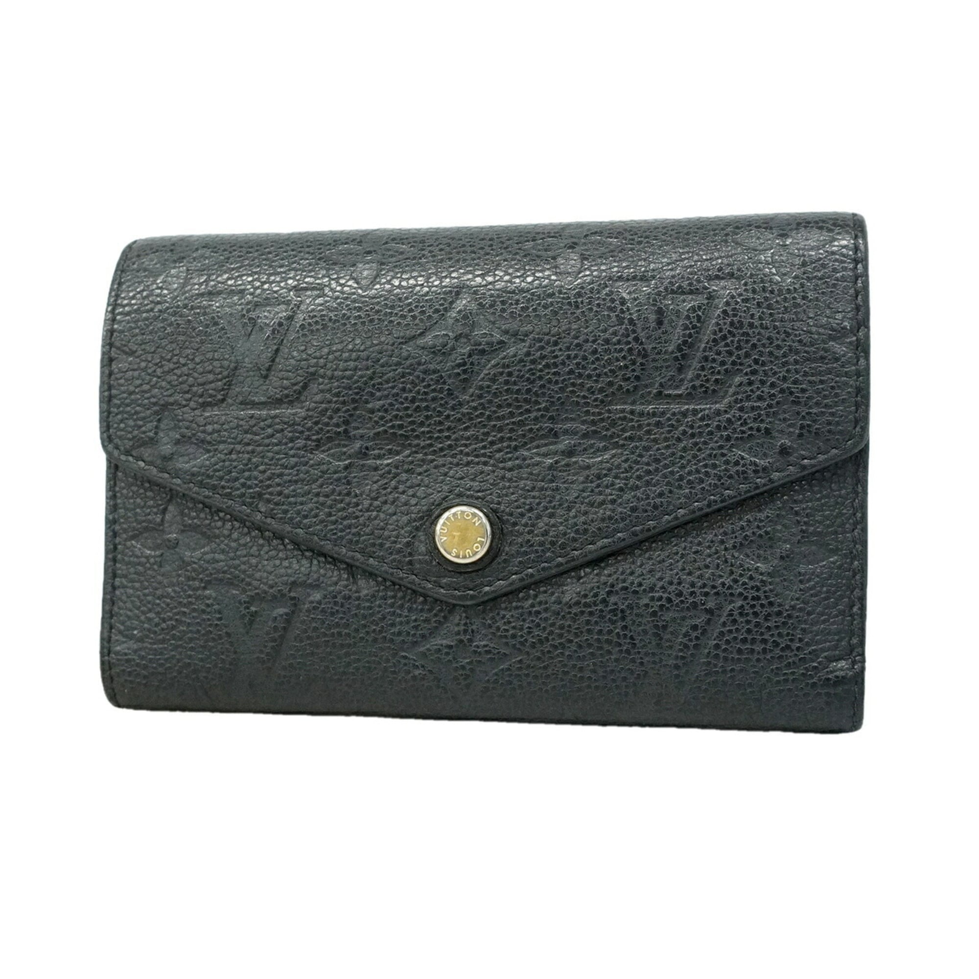 Louis Vuitton Noir Wallet (Tri-Fold) (Pre-Owned)