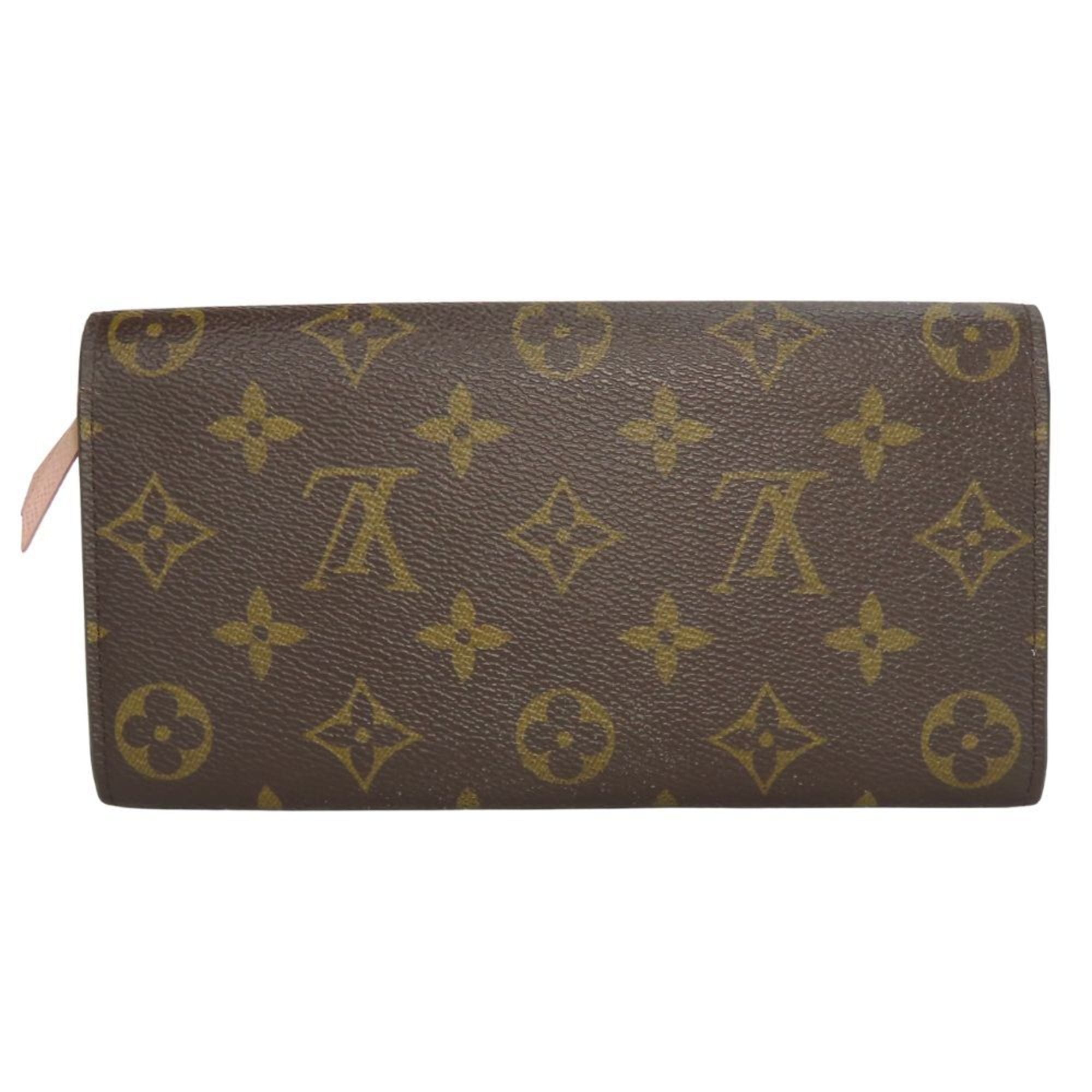 Louis Vuitton Brown Rose Ballerine Monogram Long Wallet (Bi-Fold) (Pre-Owned)
