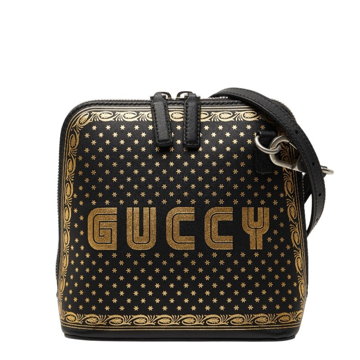 Gucci Black Leather Shoulder Bag (Pre-Owned)